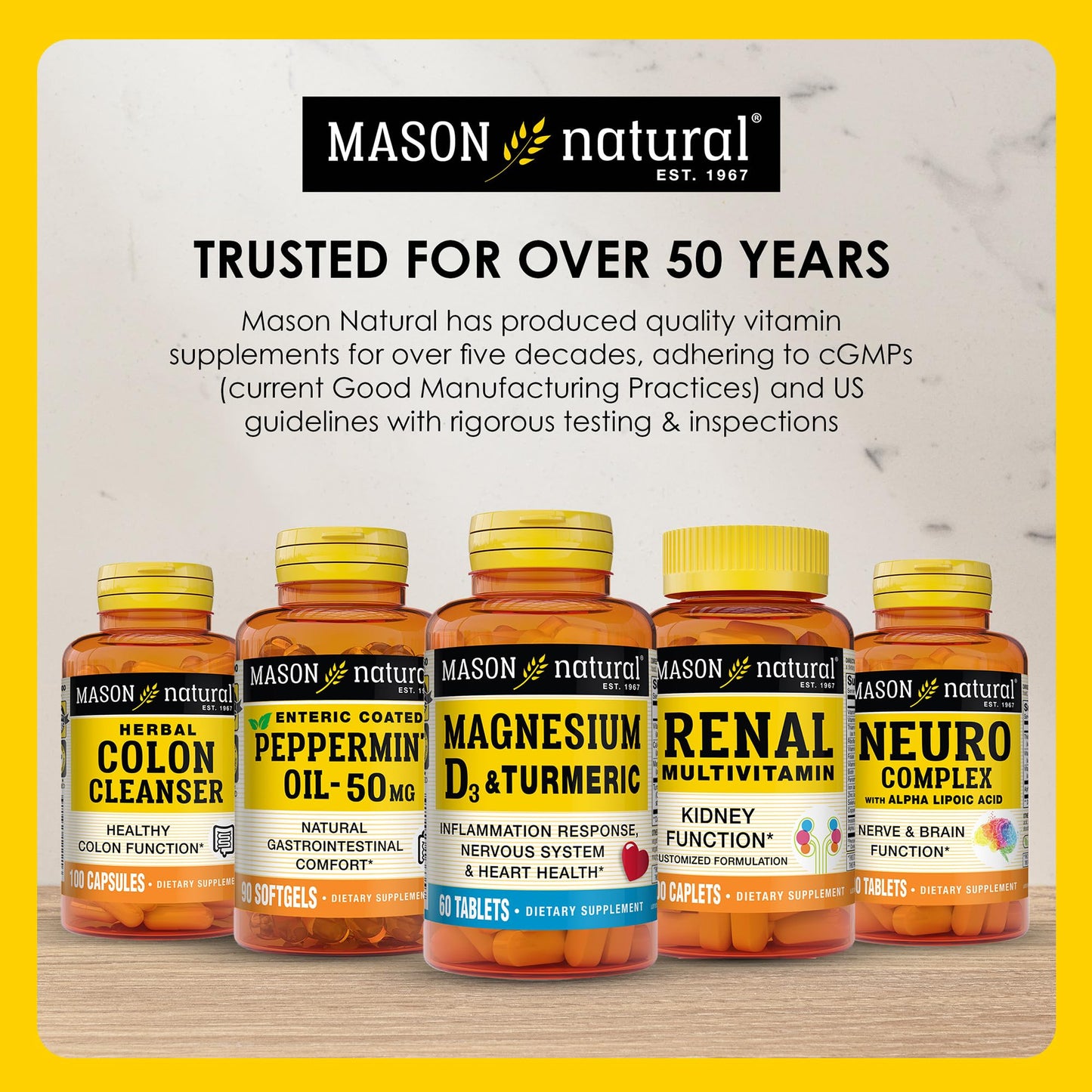 Mason Natural Ultra B-100 Complex Tablets, 100 Count