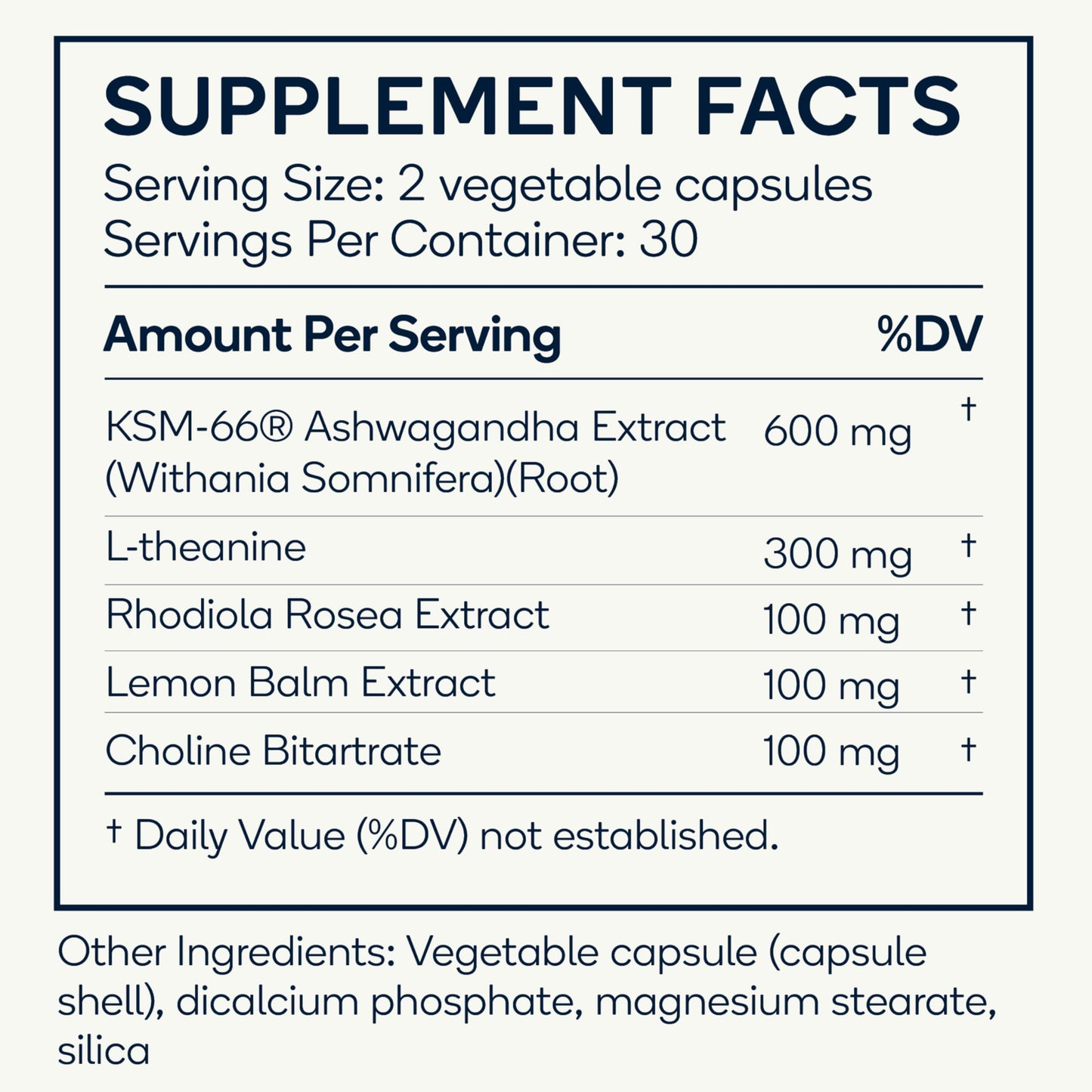 Nedley Health Calm Supplement Capsule, 60 Count