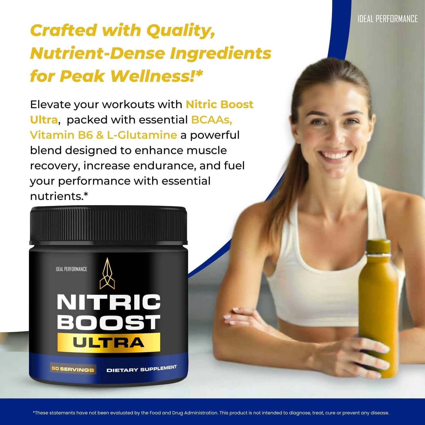 IDEAL PERFORMANCE Nitric Boost Ultra Purple Powder, 2 Ounce (Pack of 5)
