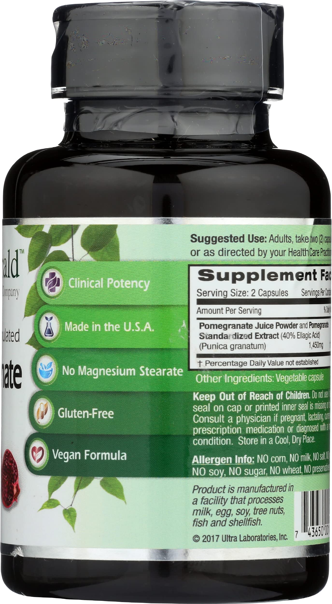 Emerald Laboratories Pomegranate Capsules 60