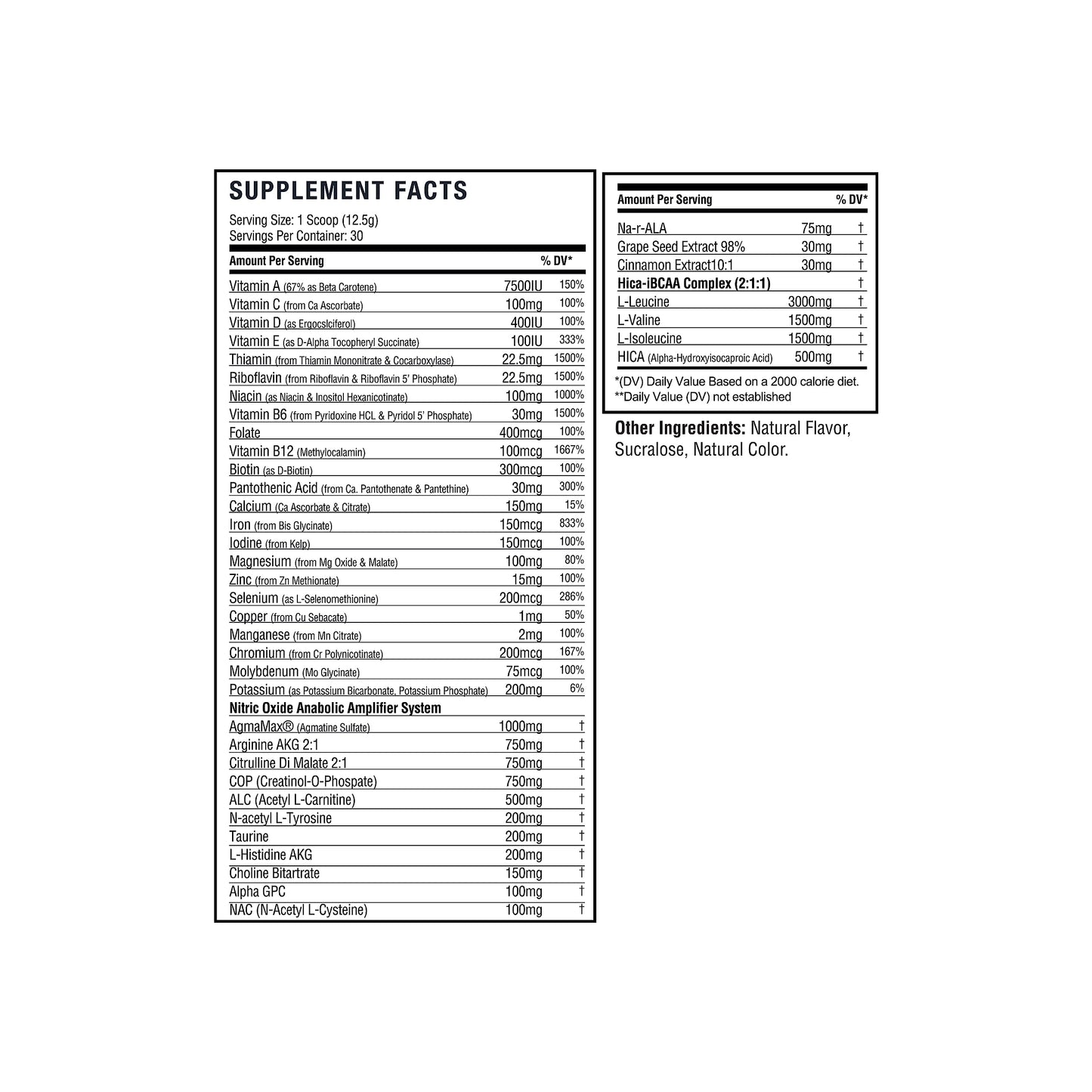 Alpha Nutrition Labs Cell Shock Intra/Post Workout Powder 375