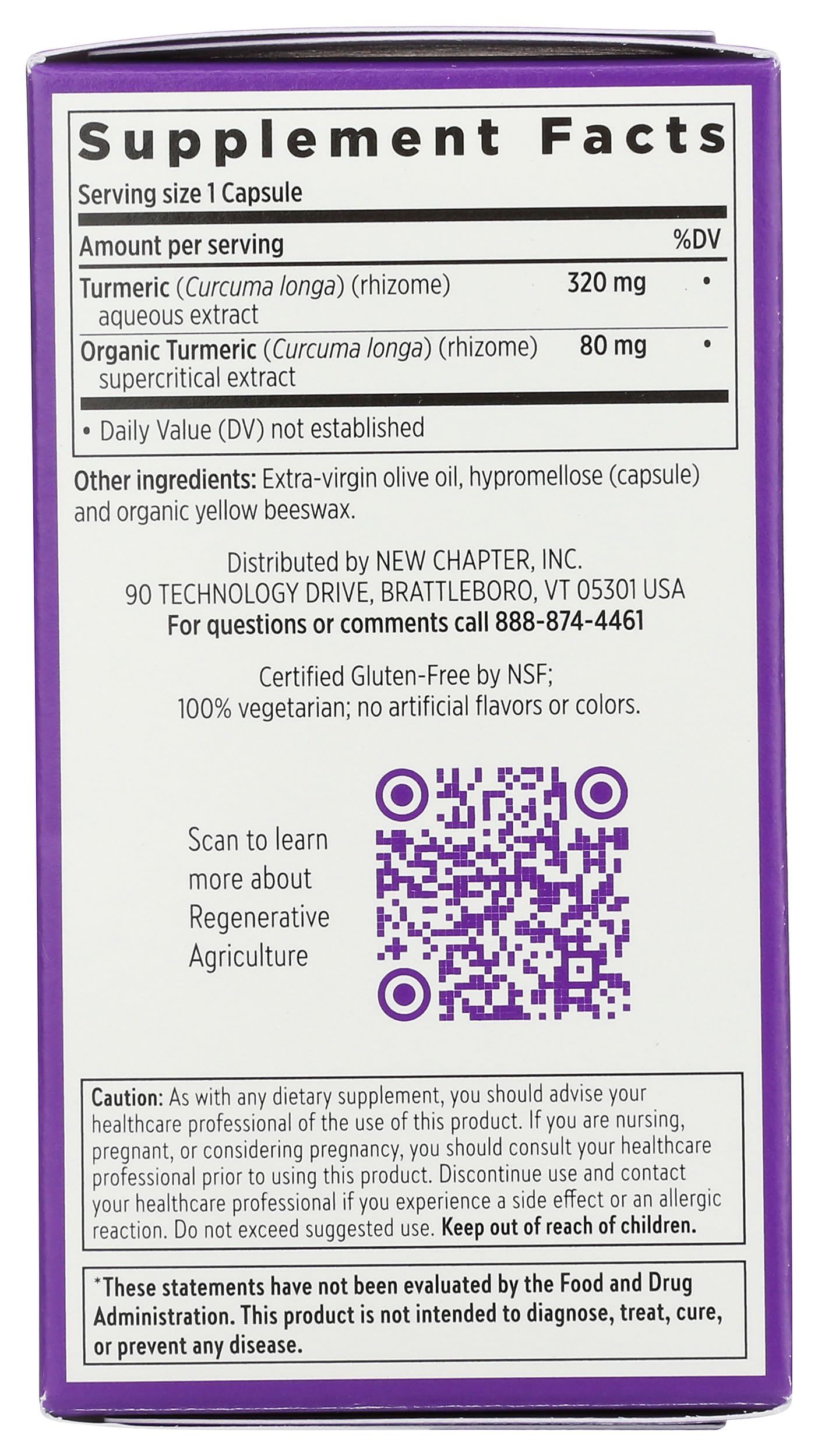 New Chapter Turmeric Force Capsules 30