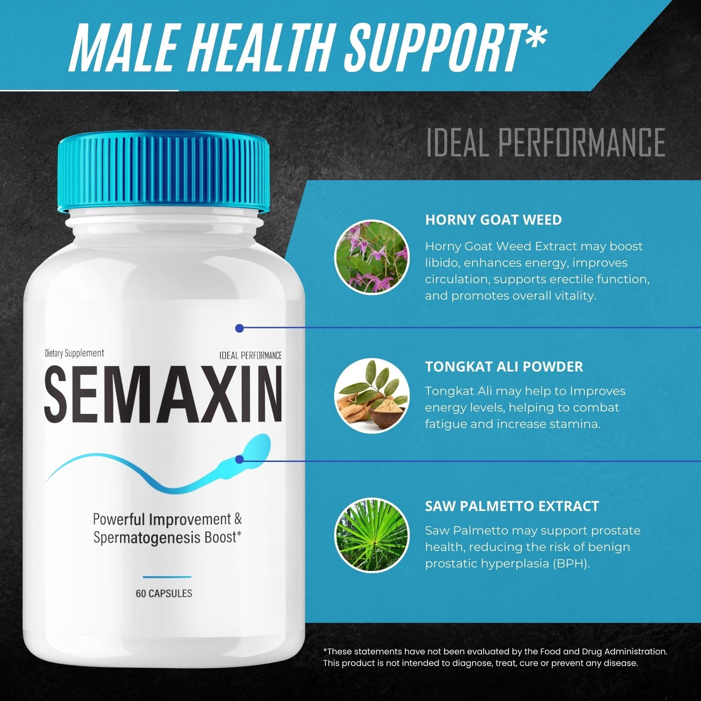 IDEAL PERFORMANCE Semaxin Capsule, 120 Capsules