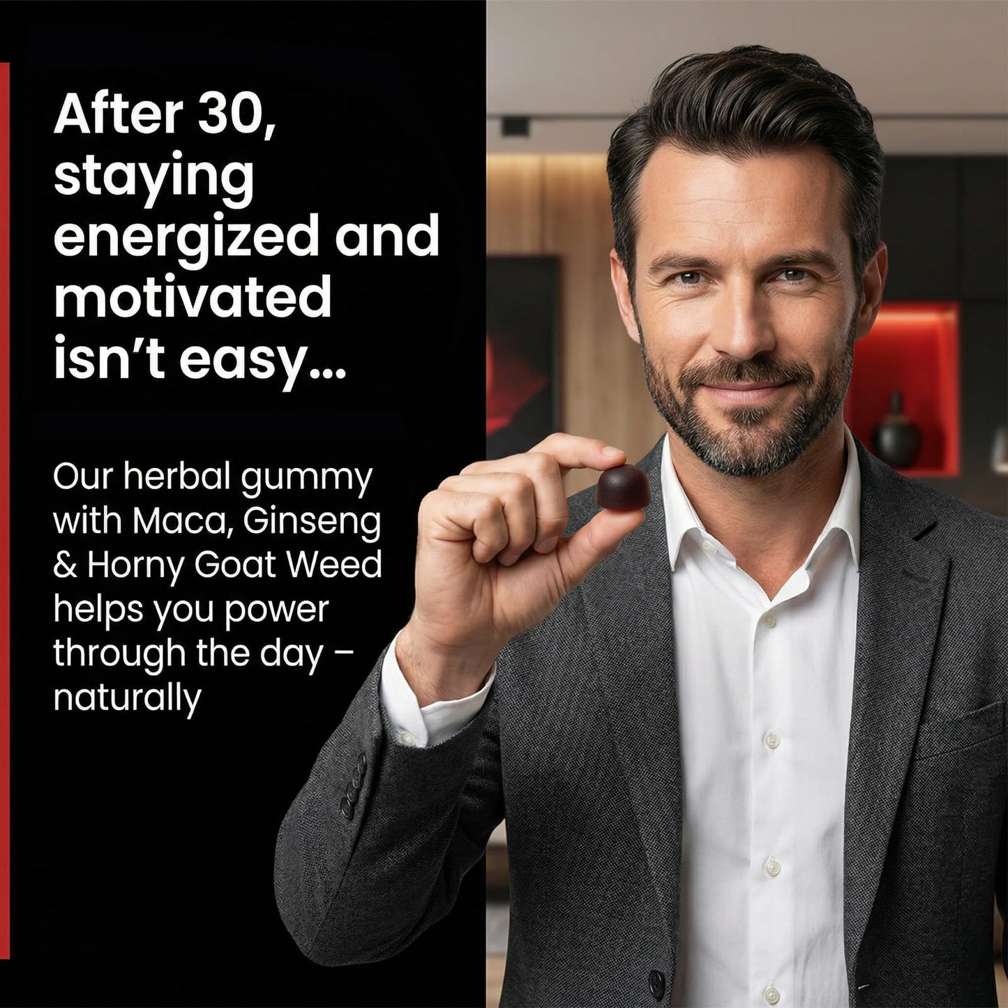 careleaf Men's Energy Gummies 60 Gummies