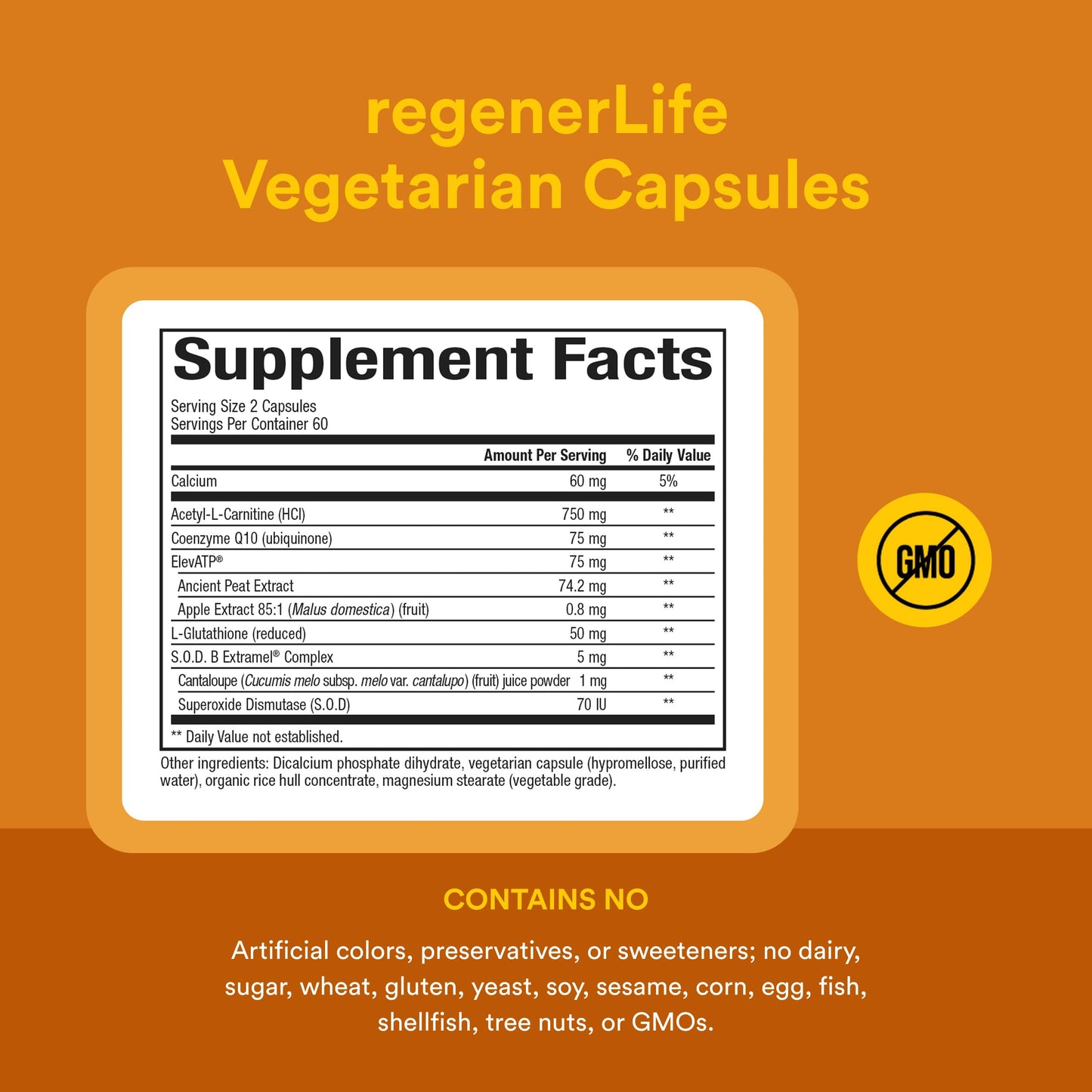 Natural Factors REGENERLIFE Capsule, 120 Capsules