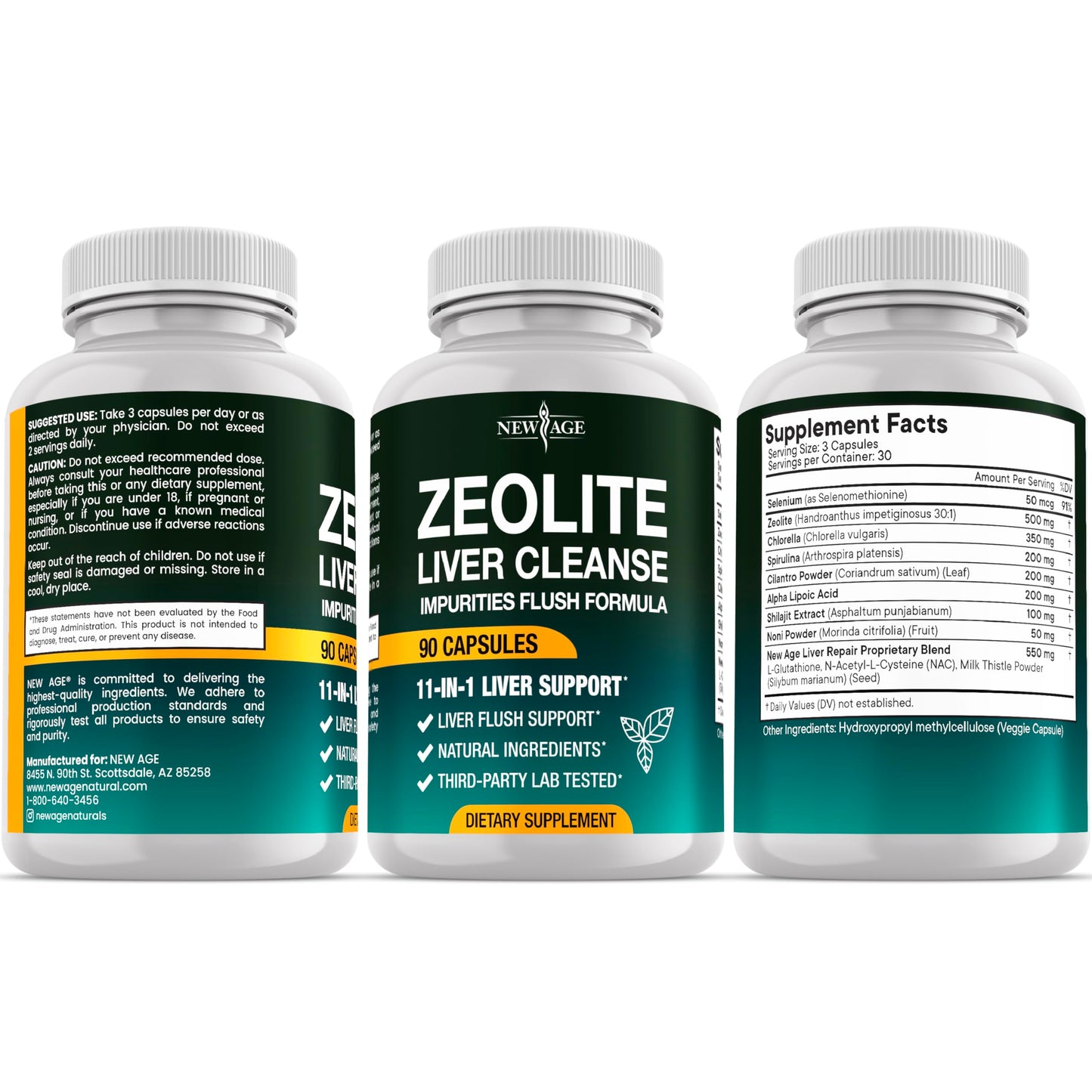 NEW AGE Liver Cleanse & Repair Capsule, 90 Count