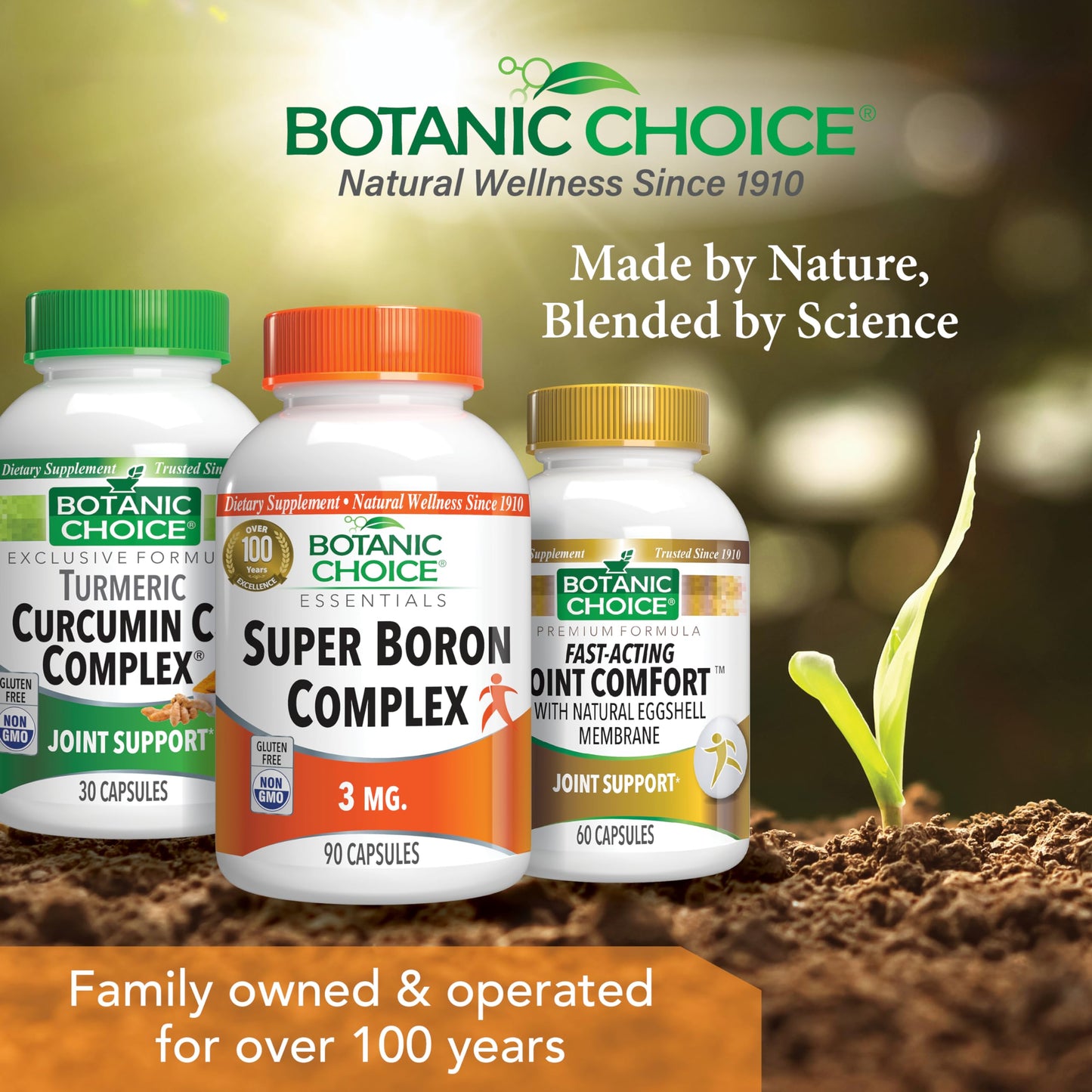 Botanic Choice Super Boron Complex 3 mg Capsules, 90 Count