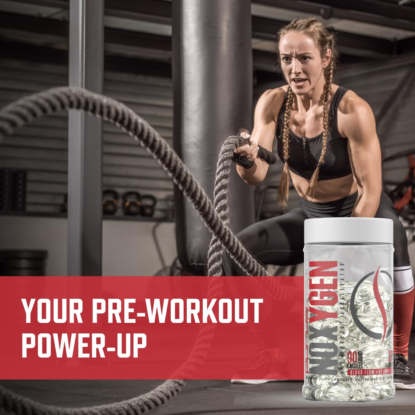 Purus Labs NOXygen Liquid Capsules Pre-Workout Accelerator Capsule 90 Capsules