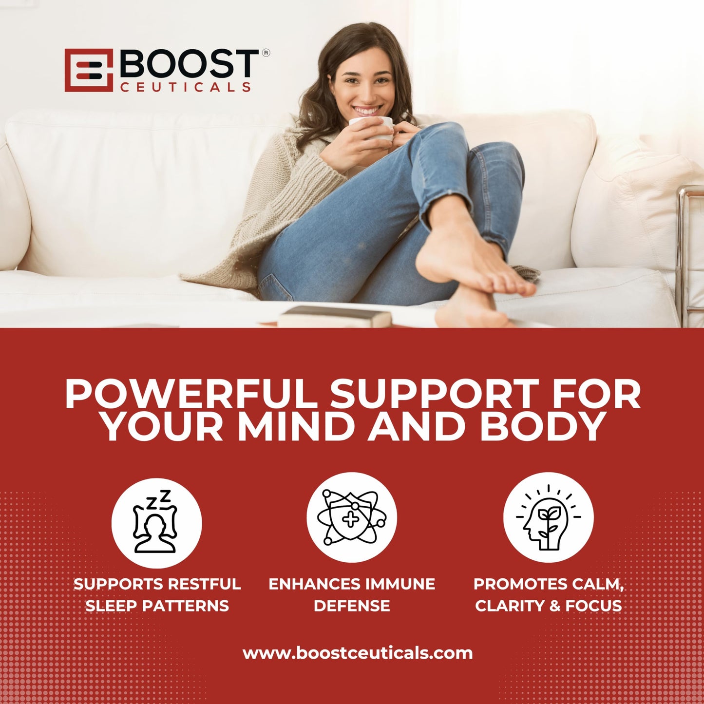 BoostCeuticals Reishi Immune Support Capsules 100 Count