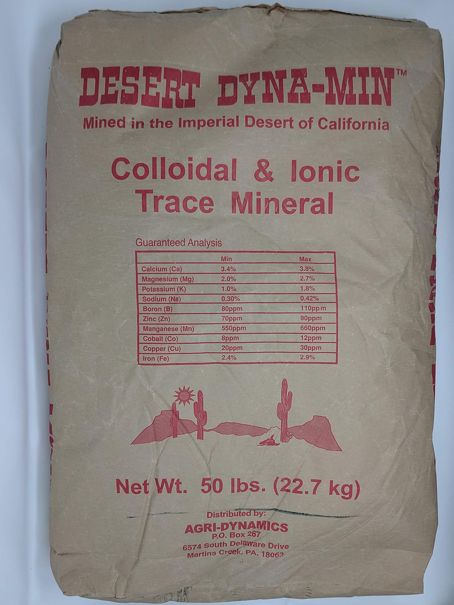 Earthworks Health LLC Desert Dyna-Min Colloidal and Ionic Trace Mineral Powder 800