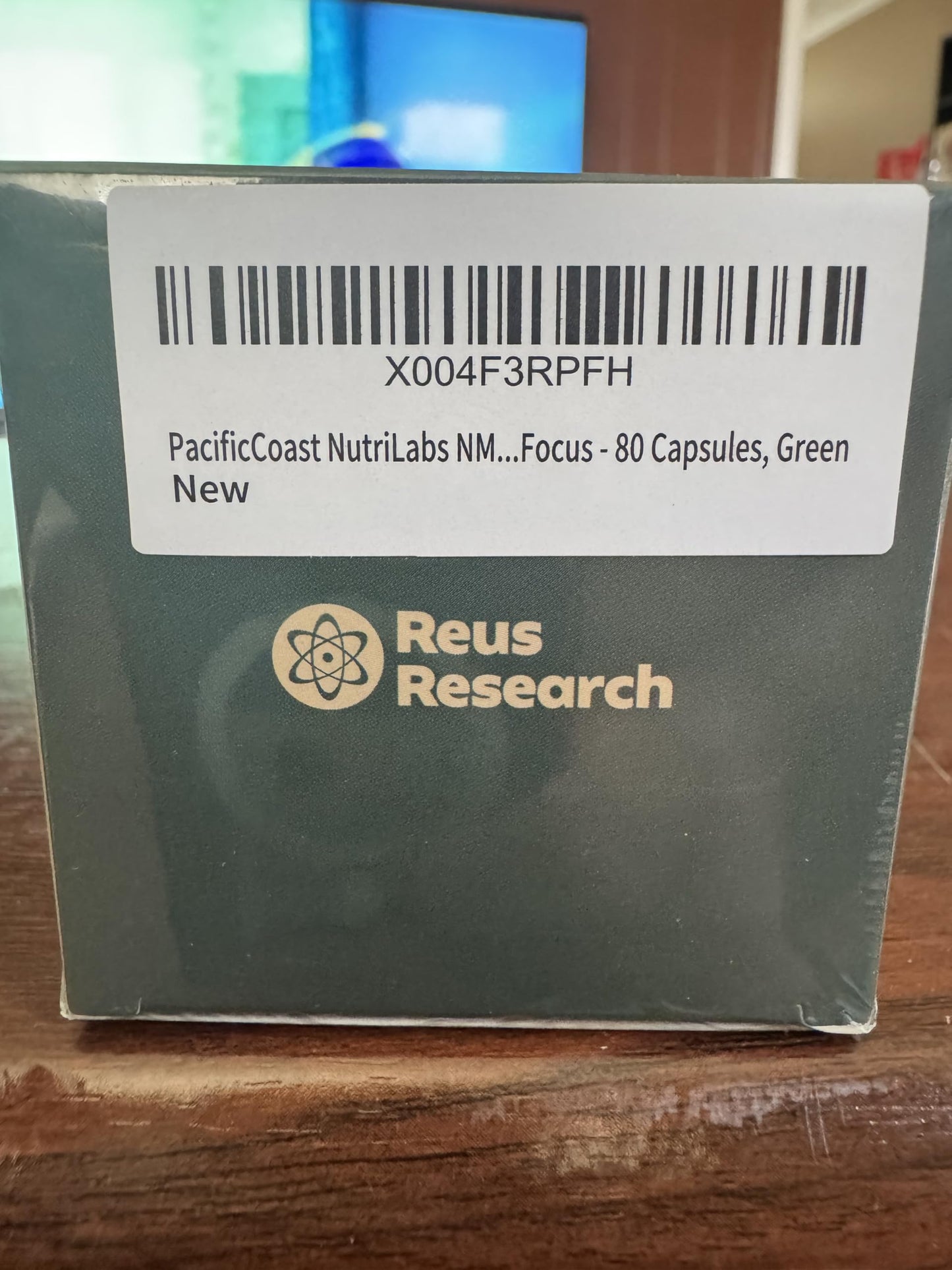 Reus Research NAD+ Nicotinamide Riboside 900mg Liposomal NAD with Resveratrol Skin Aging Support, 92 Capsules
