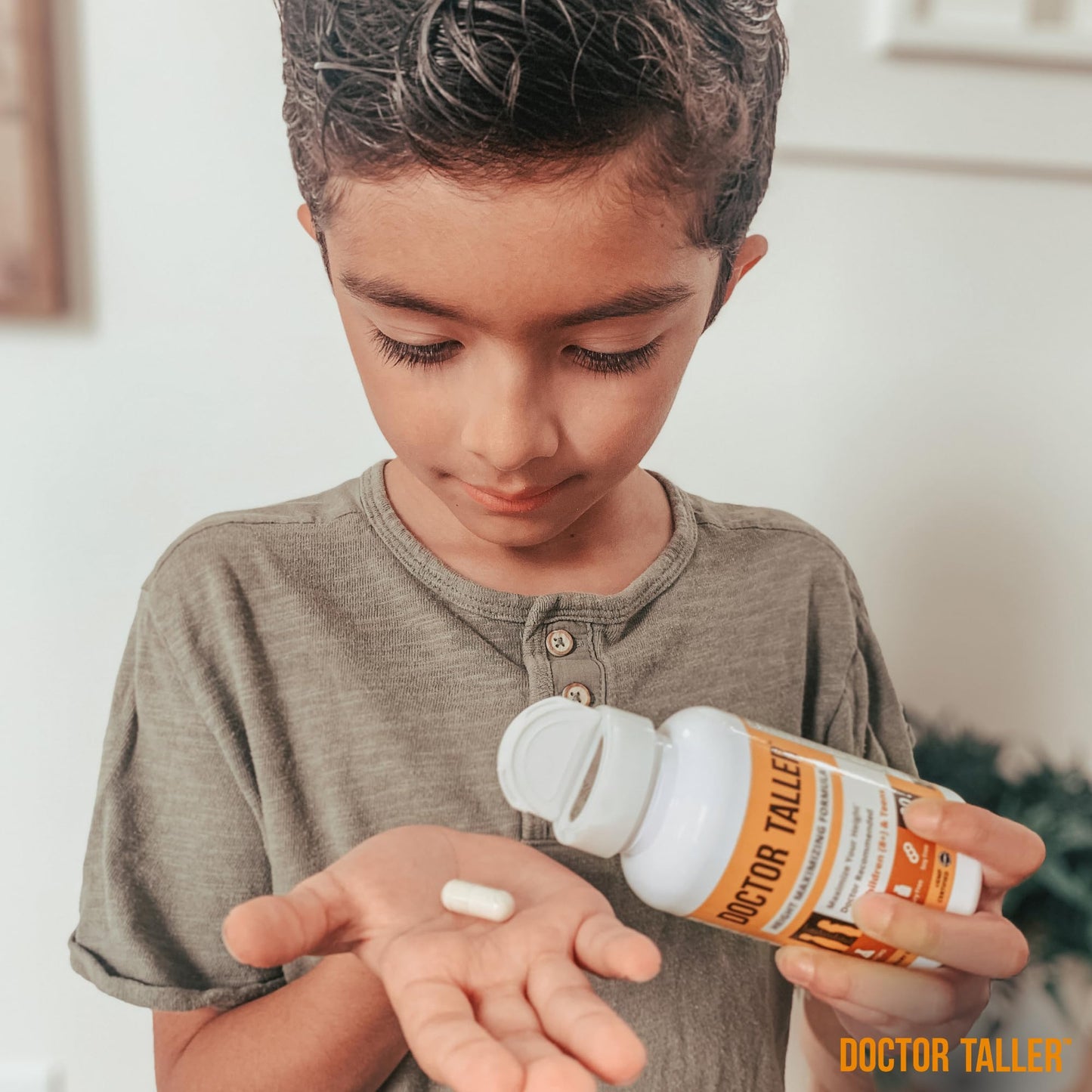 NuBest Doctor Taller Bone Strength Supports, Immune System Support with Calcium, Vitamin D3, Vitamin K2, Amino Acids & Herbs for Children 8+, 60 Capsules