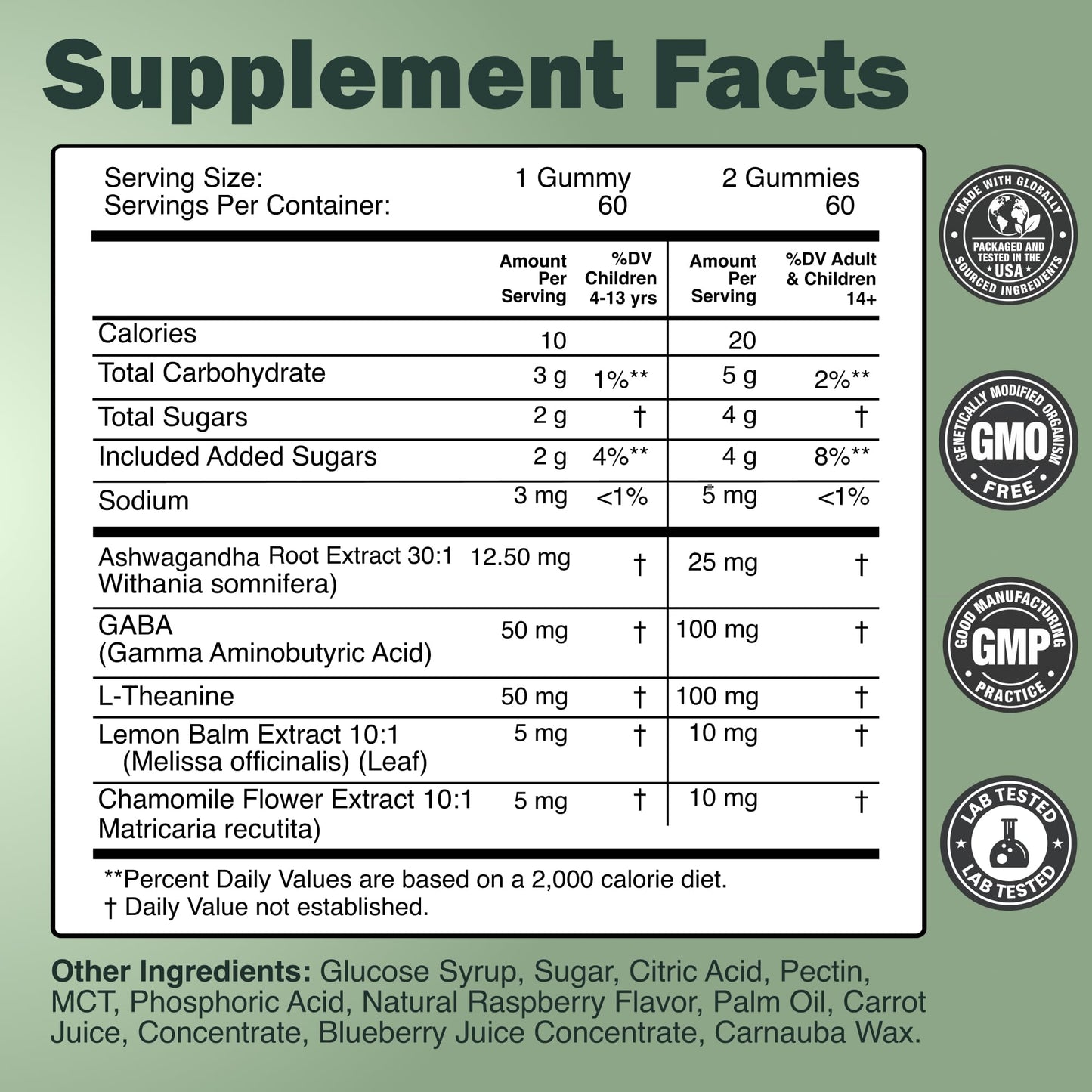 Wild Foods Wild Kids Calm Gummies 60 Count