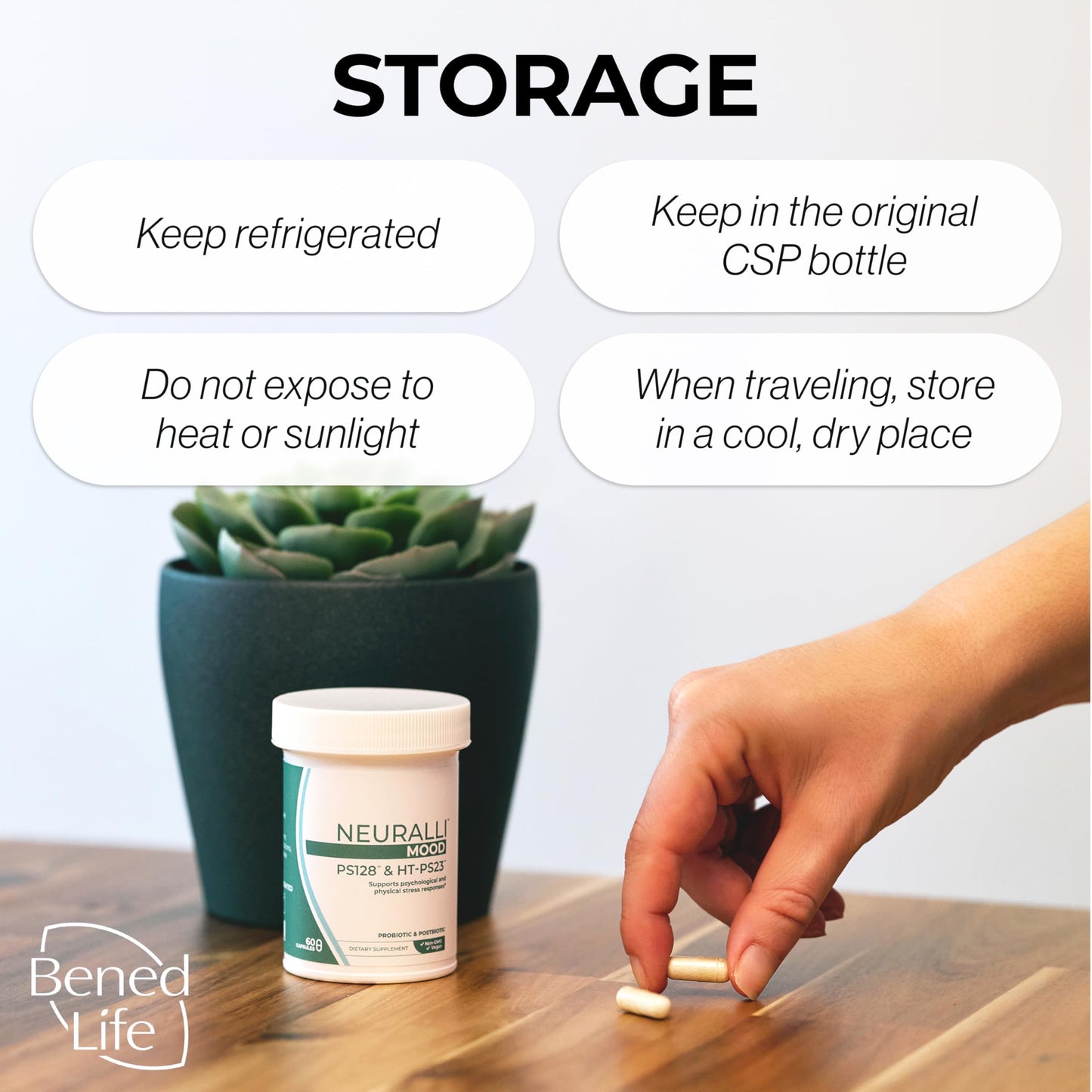 Bened Life Neuralli Mood with PS128 Capsules 120 Count