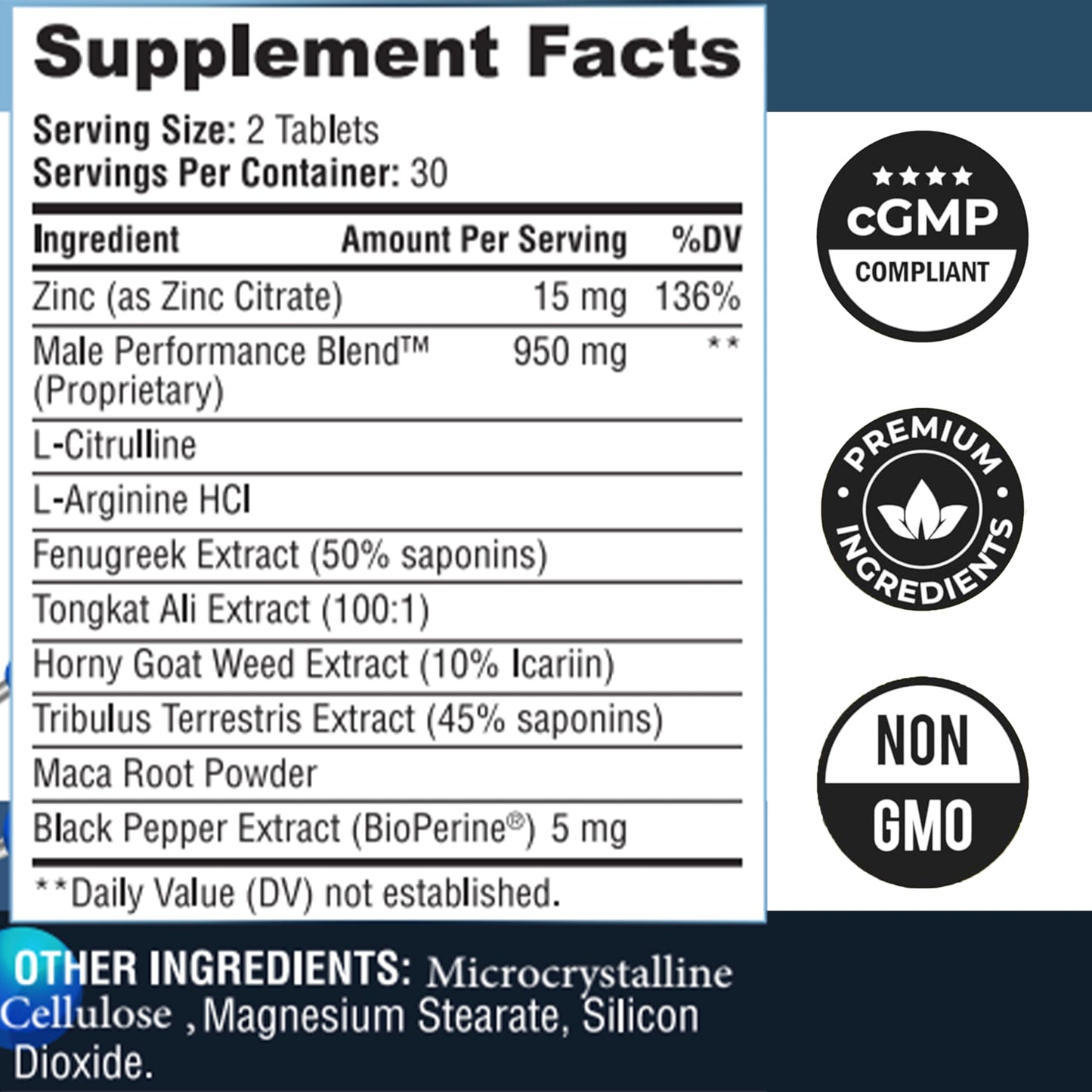 TESTO BIOGEN Testosterone Booster for Men Tablet 60