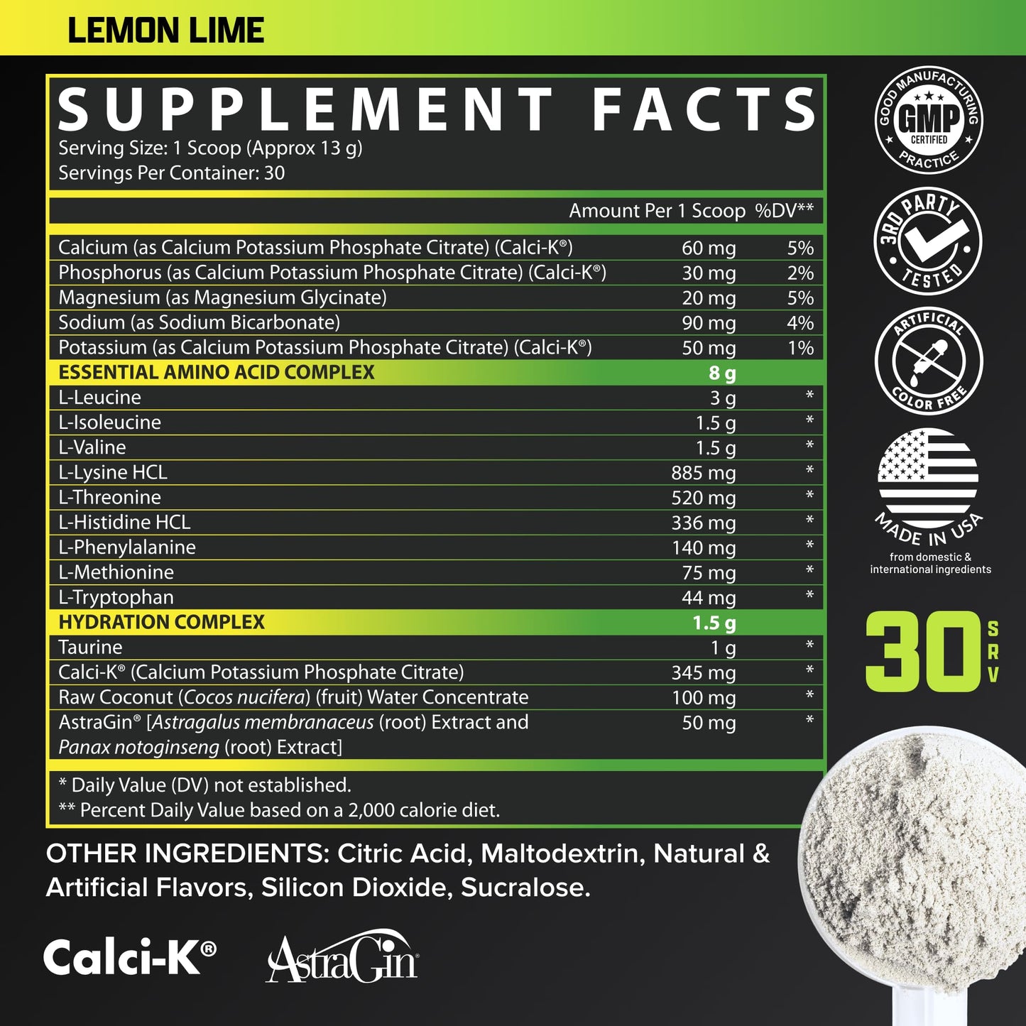 Nutrex Research EAA Hydration Powder, 13.75 Ounce