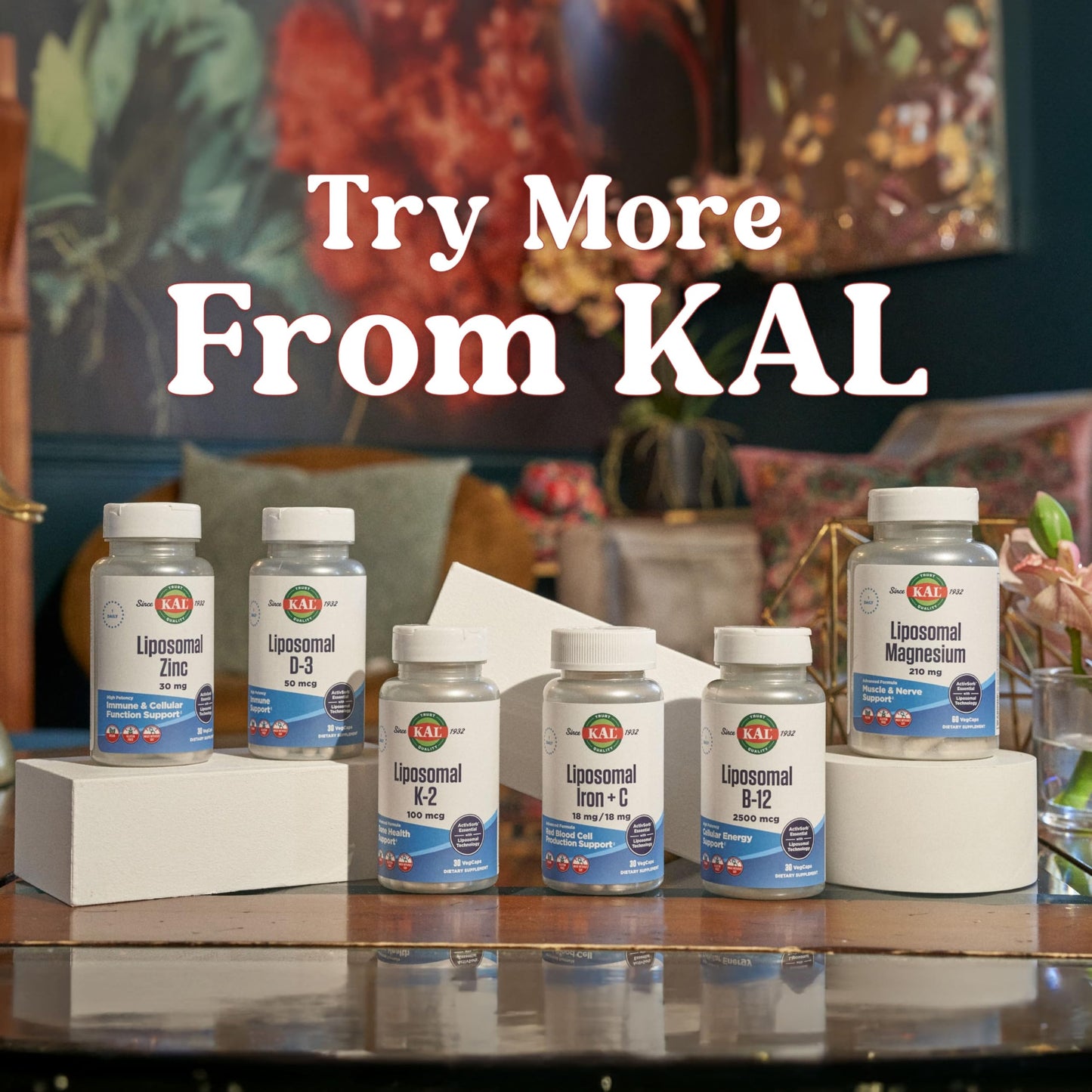 KAL Liposomal Magnesium Oxide 210 mg Capsules, 60 Count