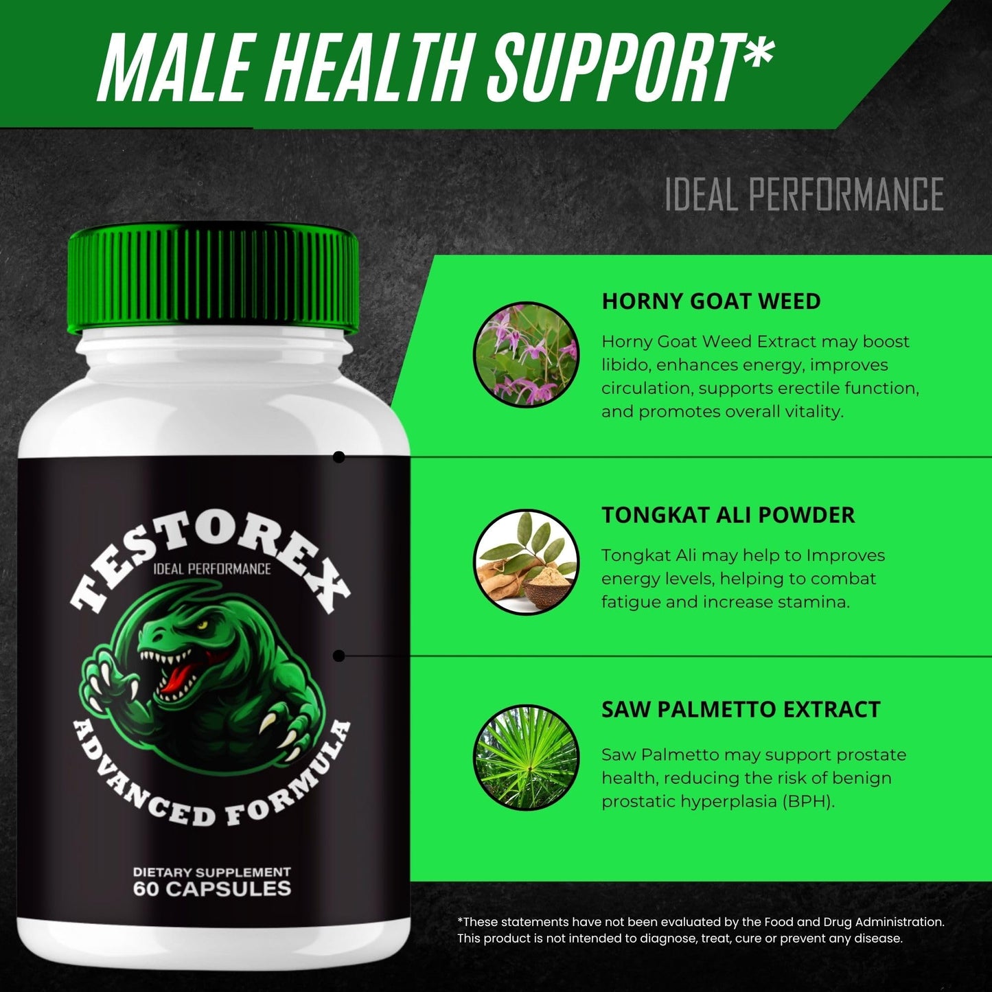 Ideal Performance Testorex Capsules 120 Count