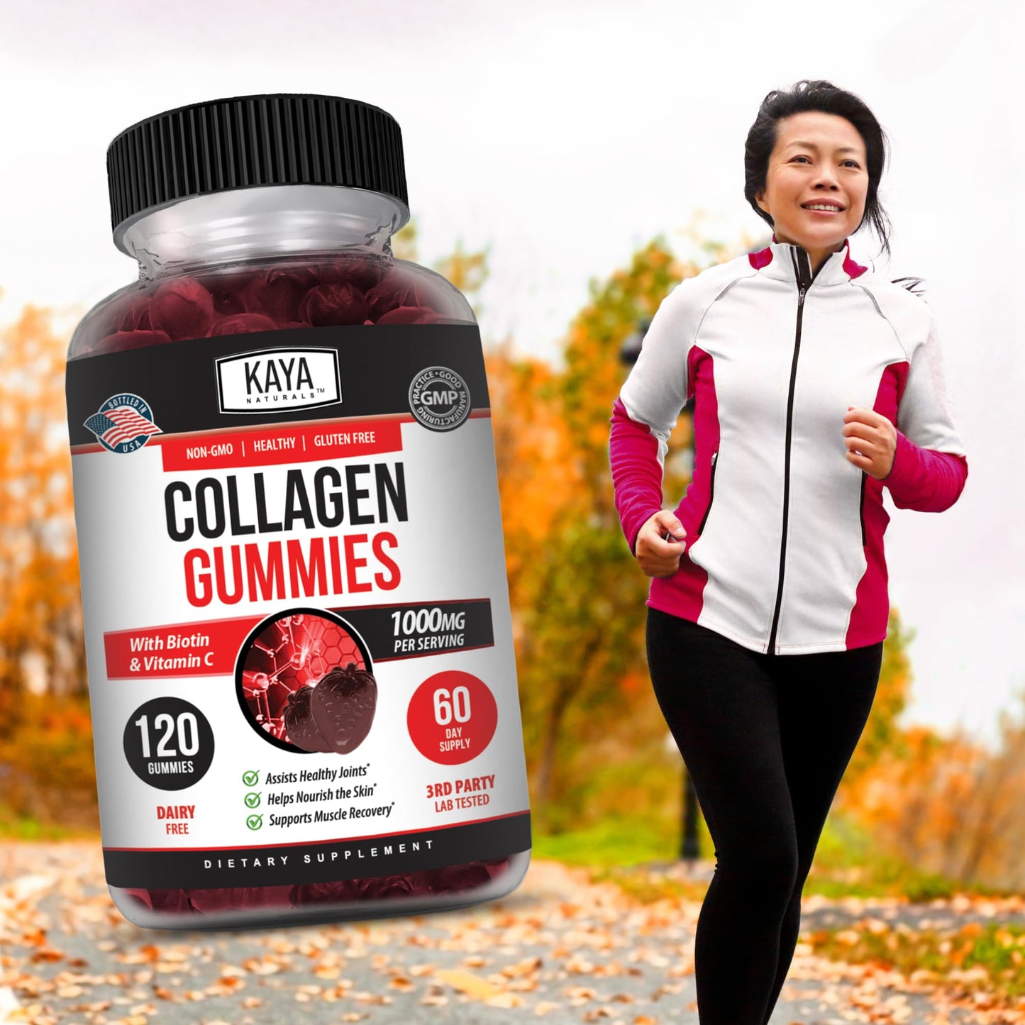 Kaya Naturals Collagen Gummy 120 Gummies