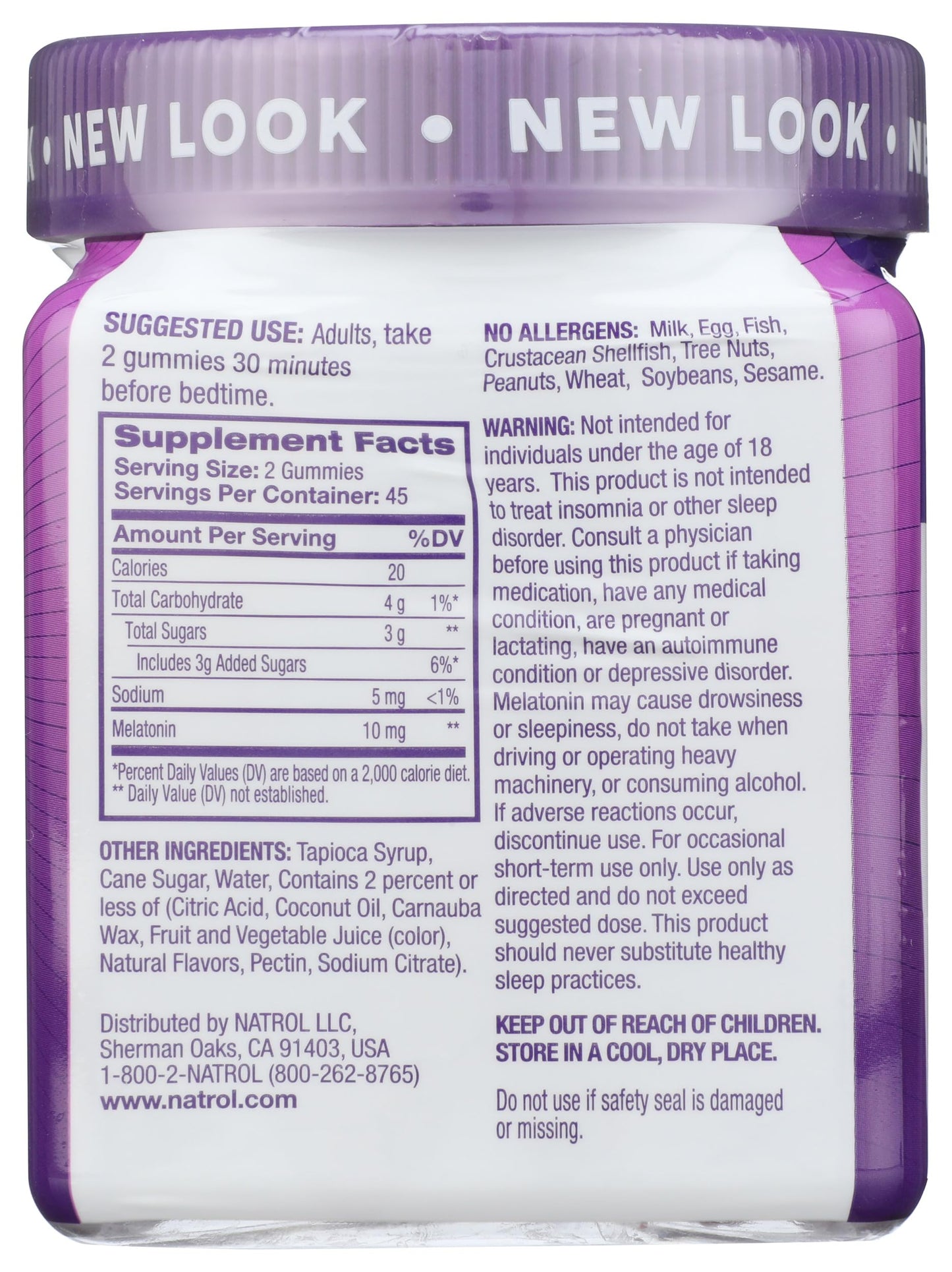 Natrol Melatonin Gummies 10 mg, 90 Count