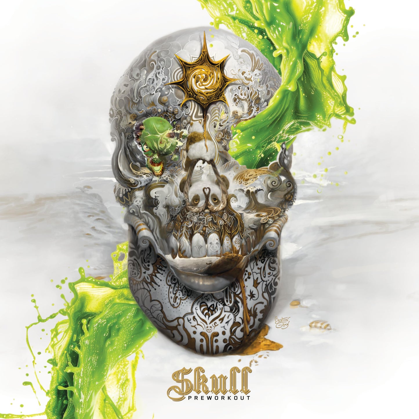 Underground Bio Labs Skull Nootropic Pre Workout Powder 14.81 Ounce