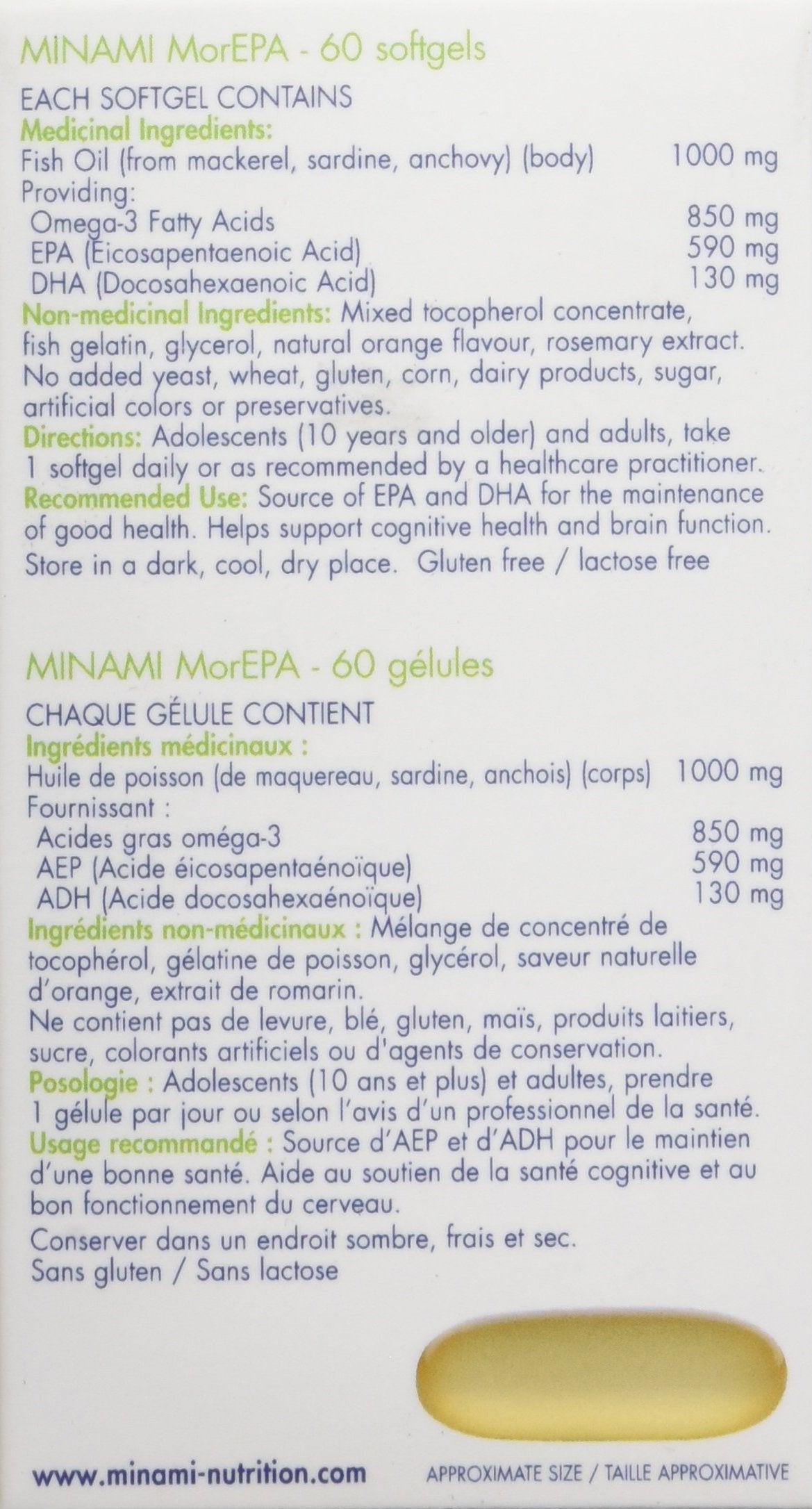 Minami MorEPA Softgels 60