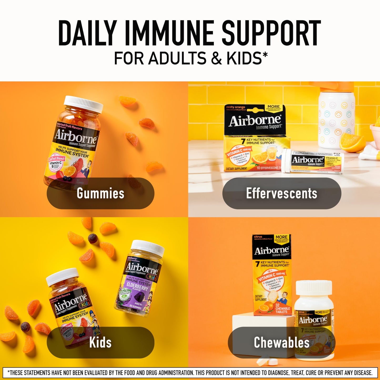 Airborne Immune Support Gummies 63 Count
