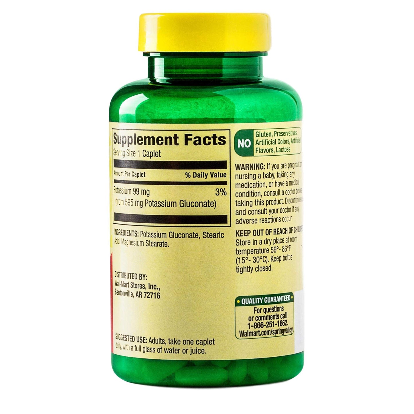 AURORASKIN Potassium Caplets Capsules 1 Count