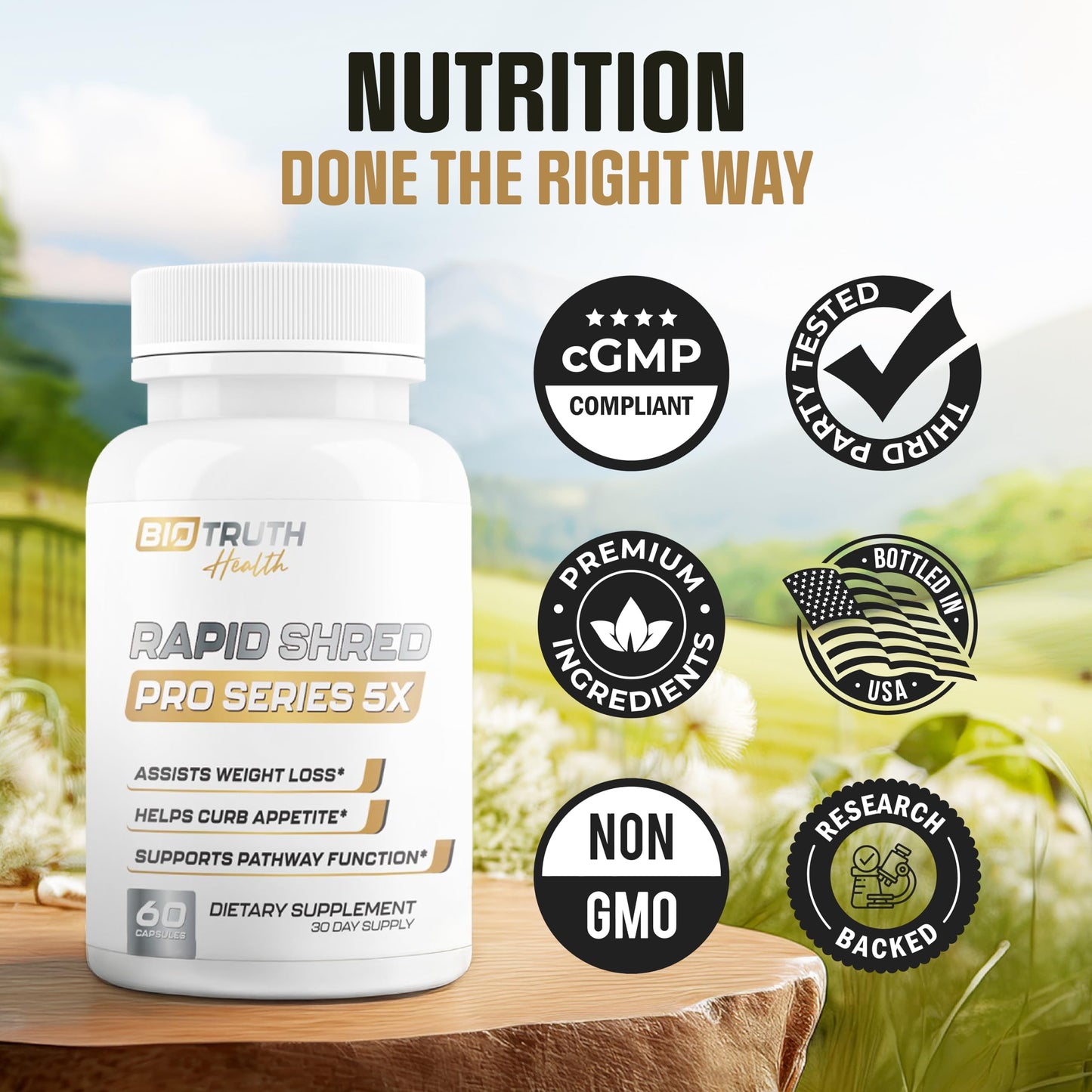 Nutrimend IQ Rapid Shred Pro Series 5X 60 Capsules