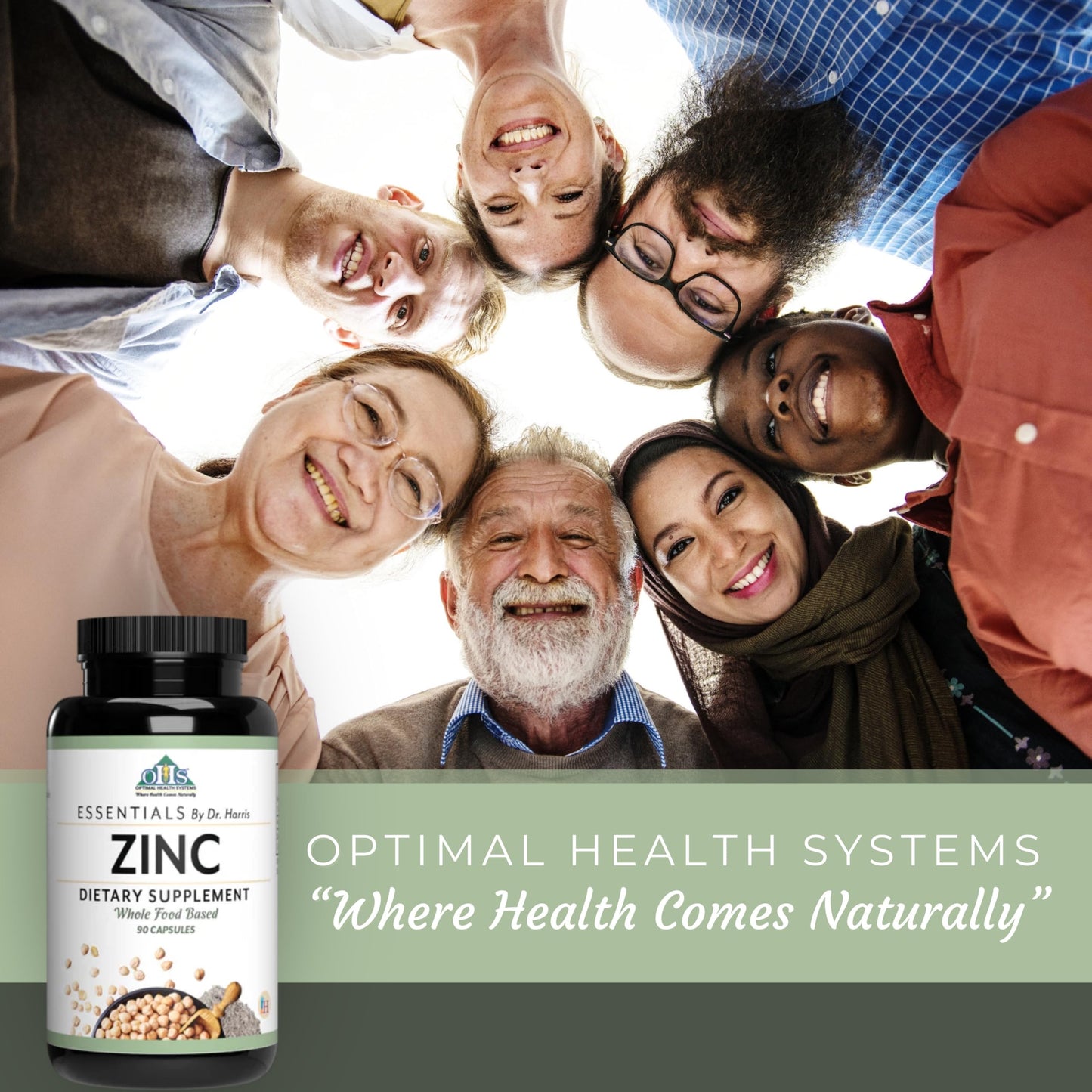 Optimal Health Systems Essential Zinc Capsules 90 Count