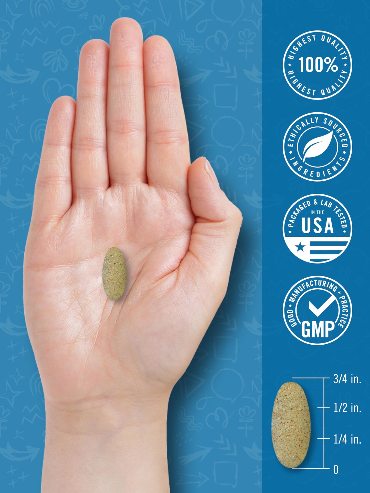 Carlyle Teen Multivitamin for Boys Caplets 60 Count