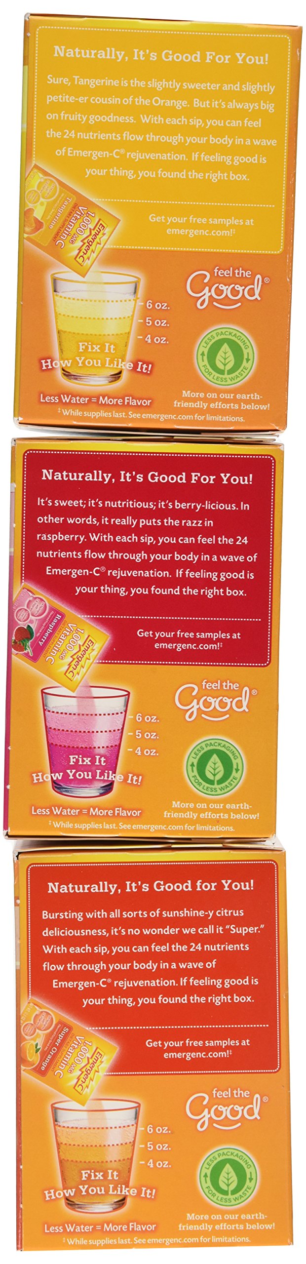 Emergen-C Vitamin C 1000mg Powder, 90 Packets