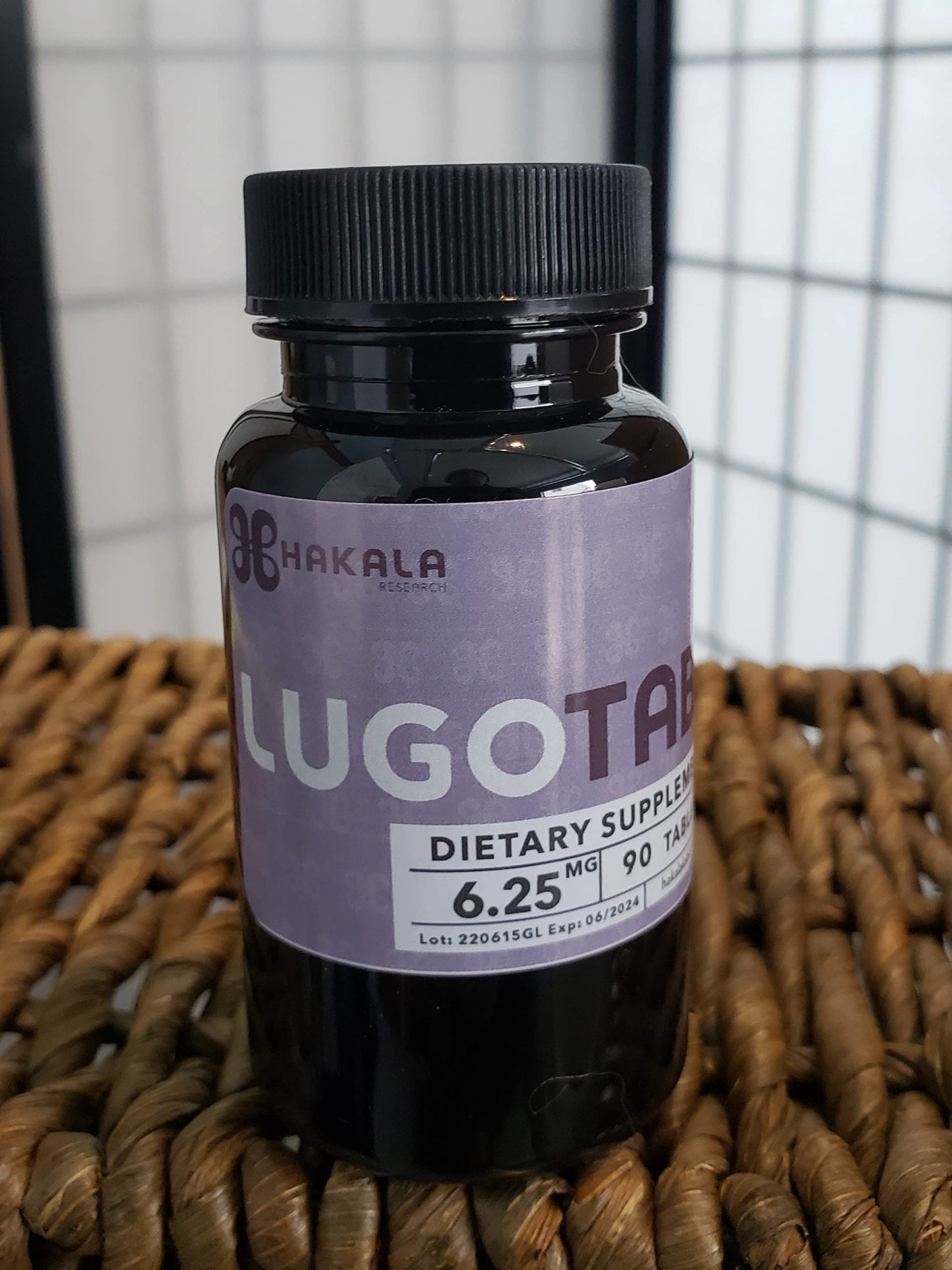 LugoTab 6.25 mg Tablets, 90 Count