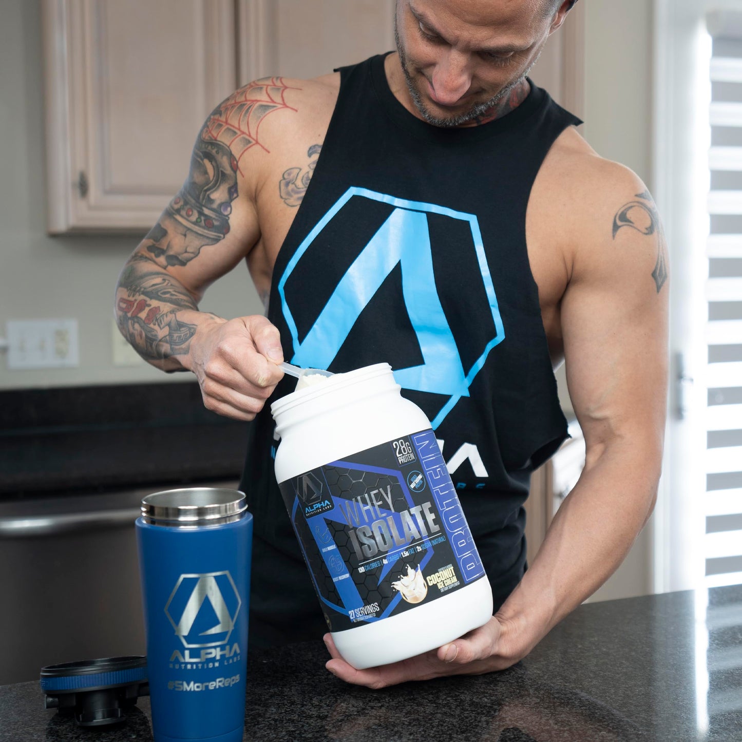 Alpha Nutrition Labs Whey Isolate Protein Powder 32 Servings