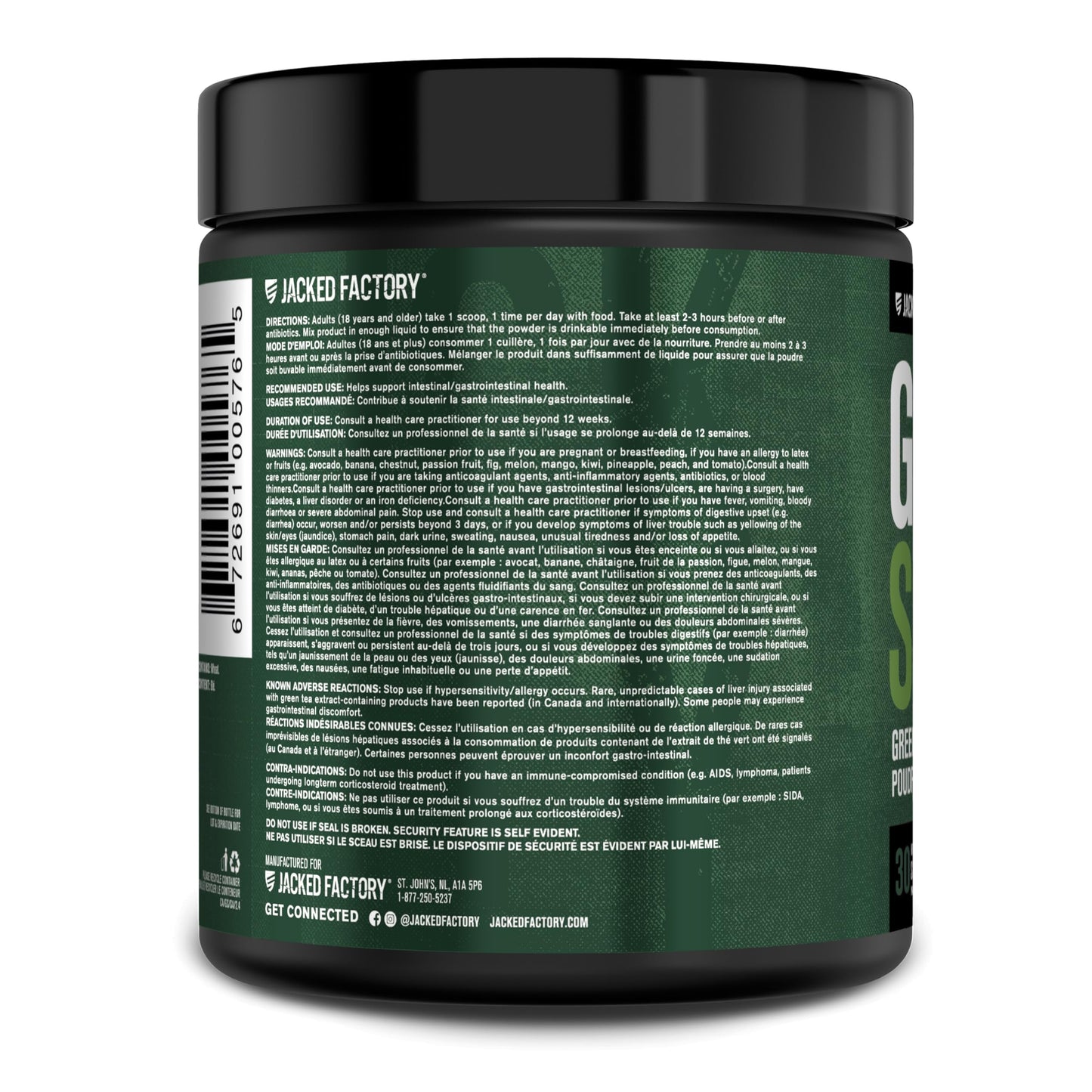 Jacked Factory Green Surge Green Superfood Powder, 6.3 Ounce