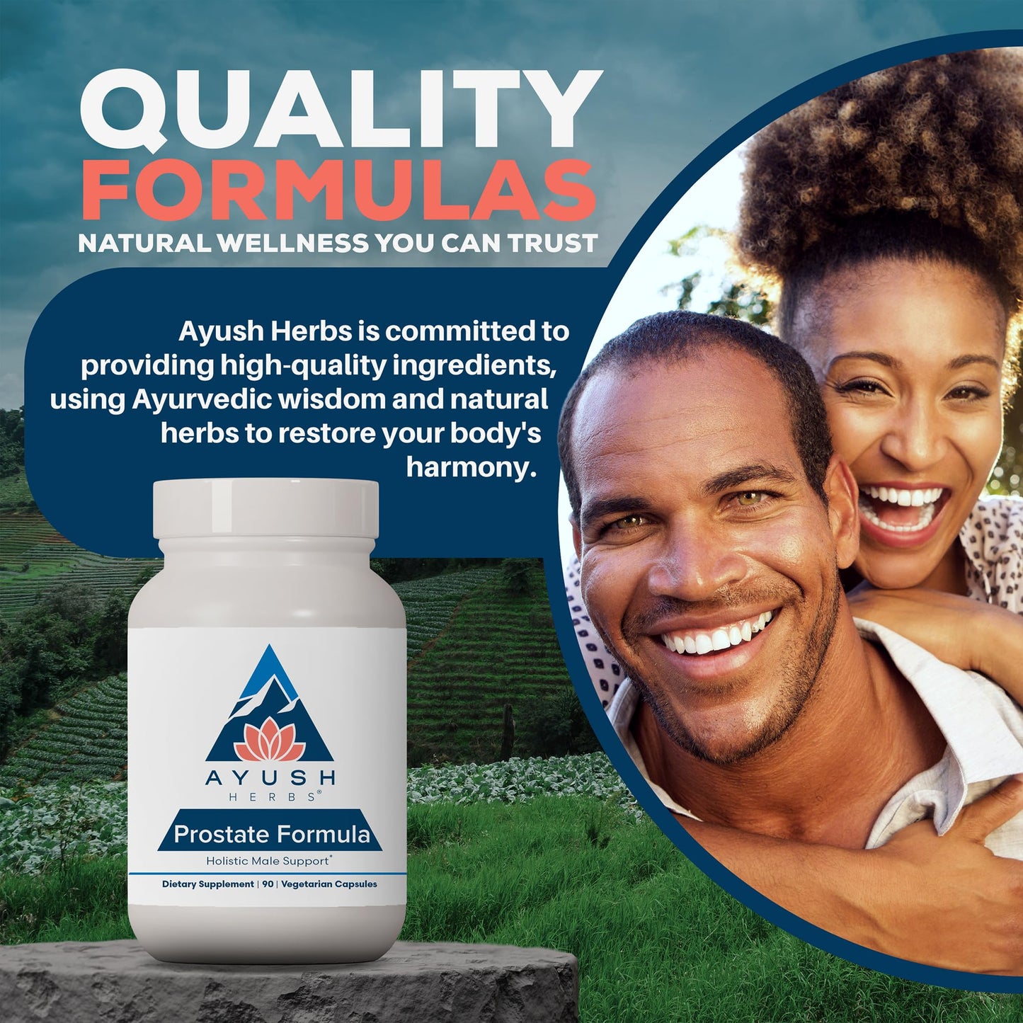Ayush Herbs Prostate Formula Capsule 90 Count