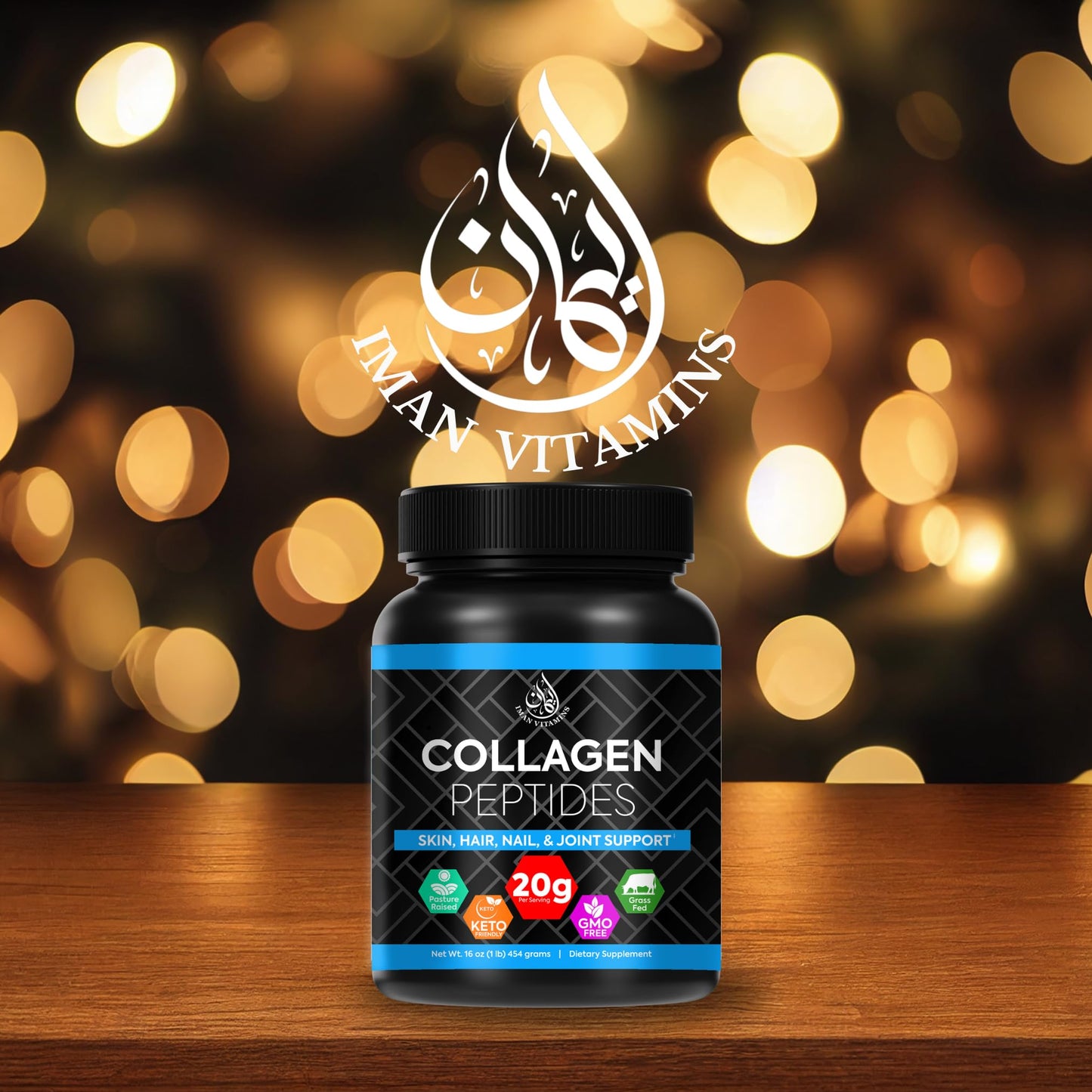 Iman Vitamins Halal Collagen Peptides Powder 16