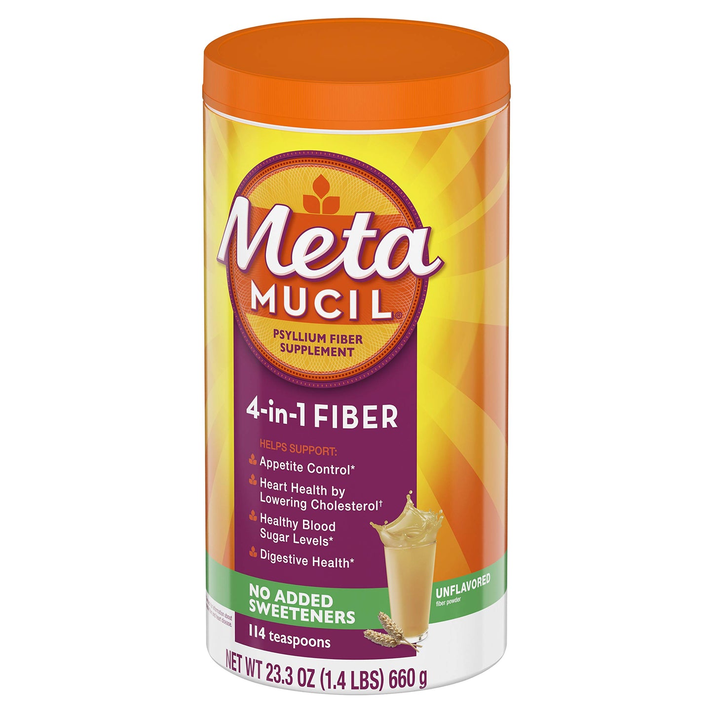 Metamucil Fiber Powder, 1.46 Pound