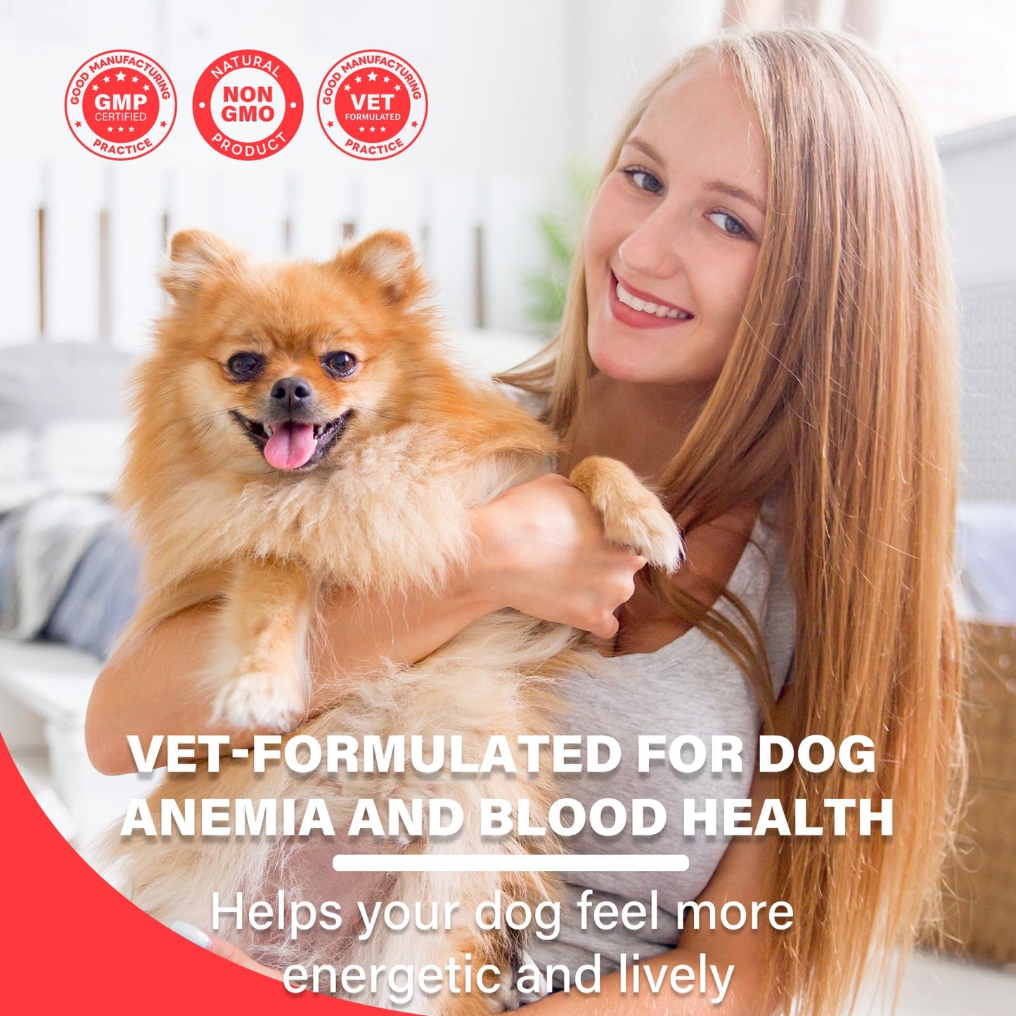 VivaElixir Iron Supplement for Dogs, 120 Tablets