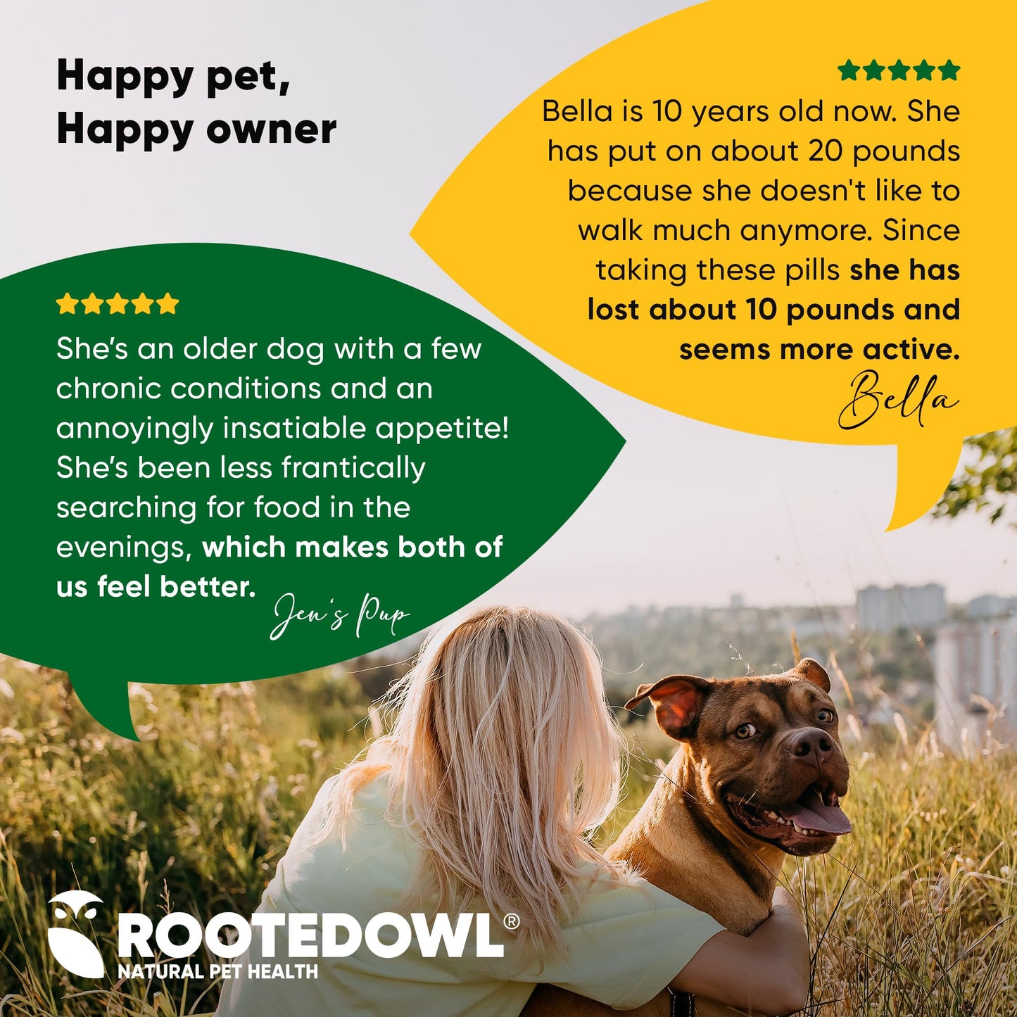 Rooted Owl Healthy Weight & Energy Metabolism Supplement for Dogs & Cats Capsule 1