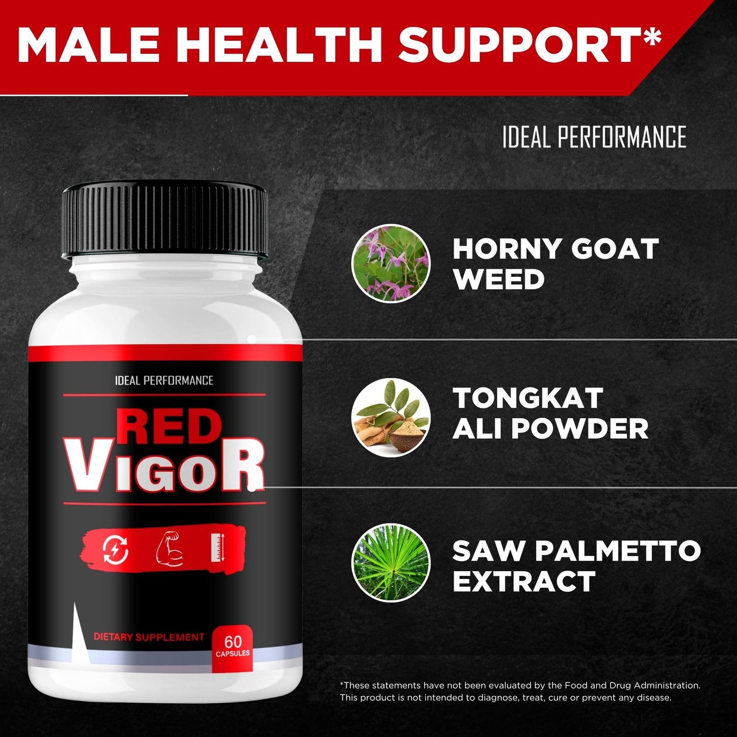 IDEAL PERFORMANCE Red Vigor 300 Capsules