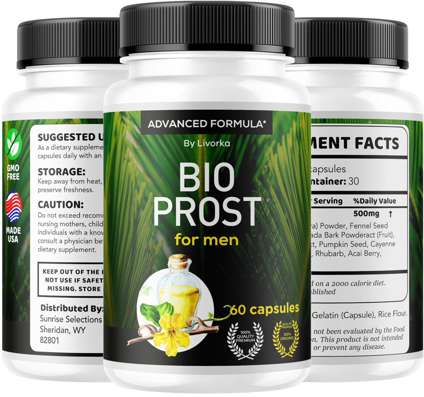 LIVORKA BioProst for Men Capsules, 120 Capsules