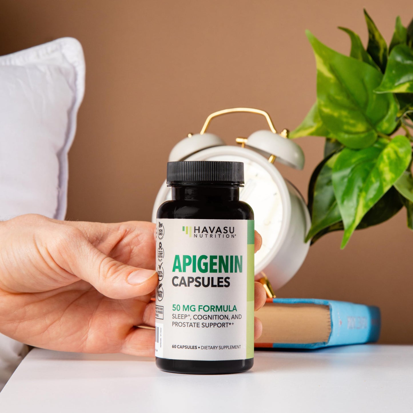 HAVASU NUTRITION Apigenin 50mg Capsules, 120 Count