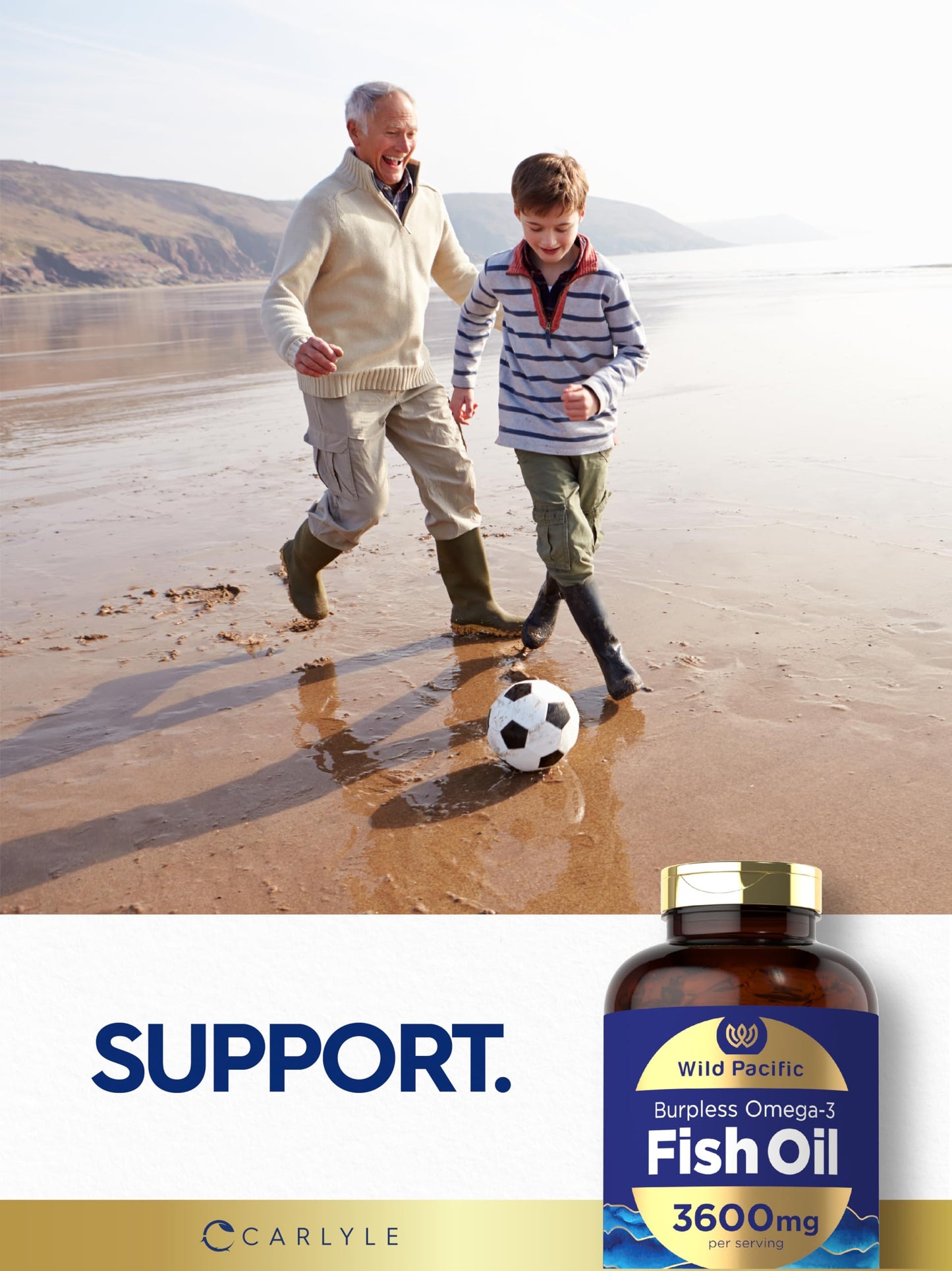 Carlyle Burpless Fish Oil 3600 mg Softgel 300 Softgels