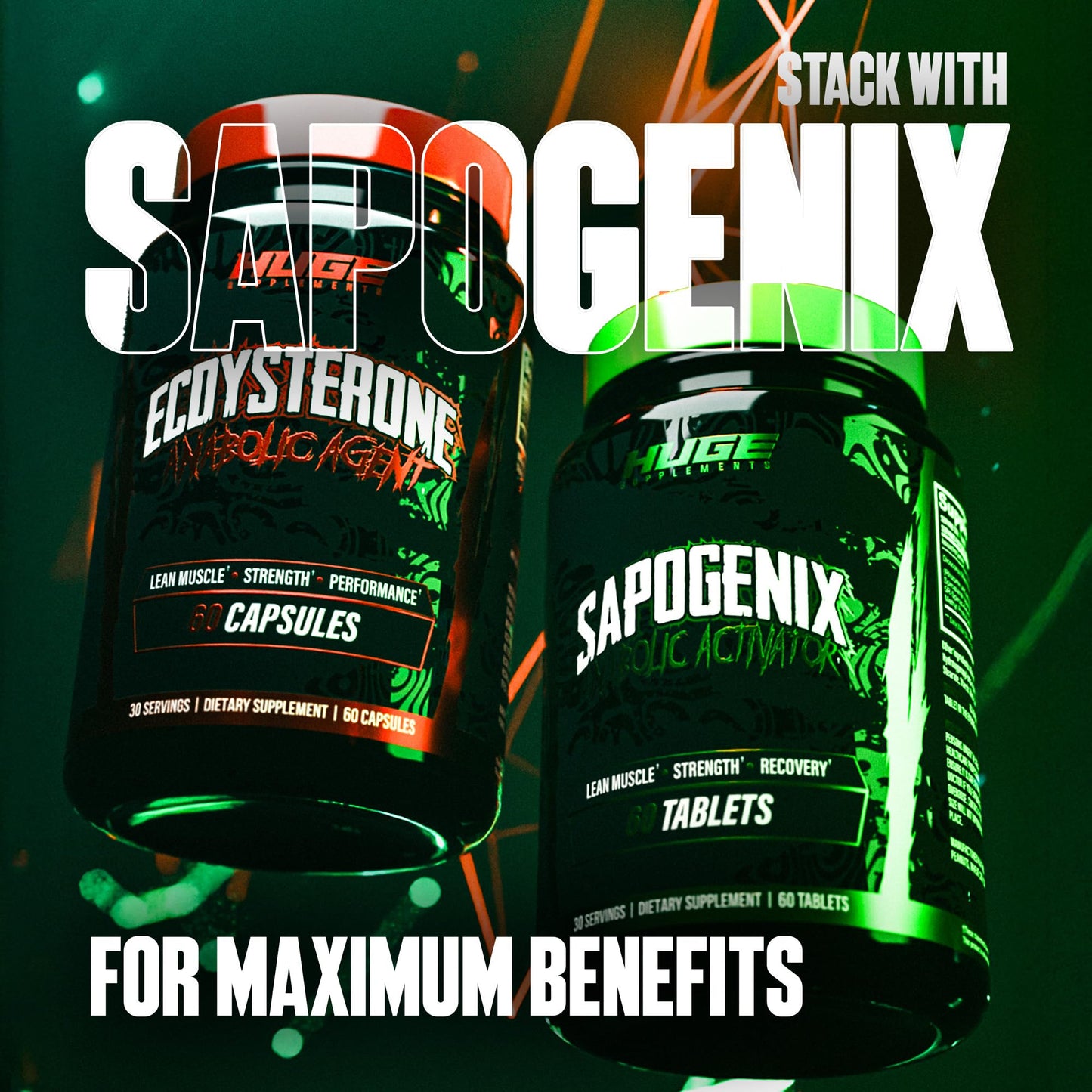 Huge Supplements Ecdysterone Supplement Capsule 60 Count