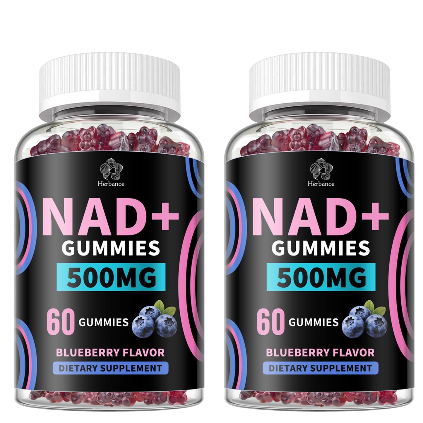Herbance NAD+ Gummies 120 Count