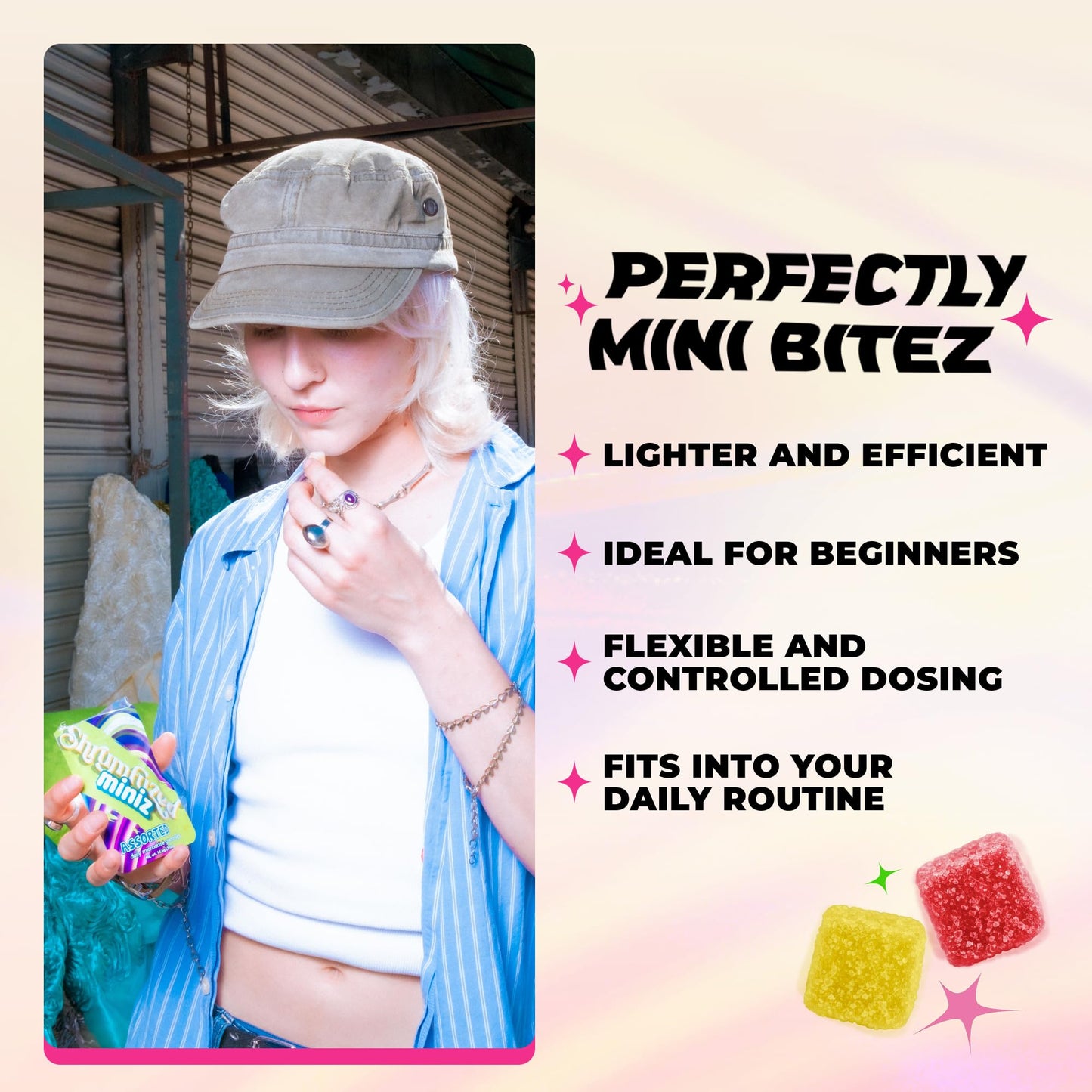 Shrumfuzed Miniz Mushroom Gummies Gummy 100 Count