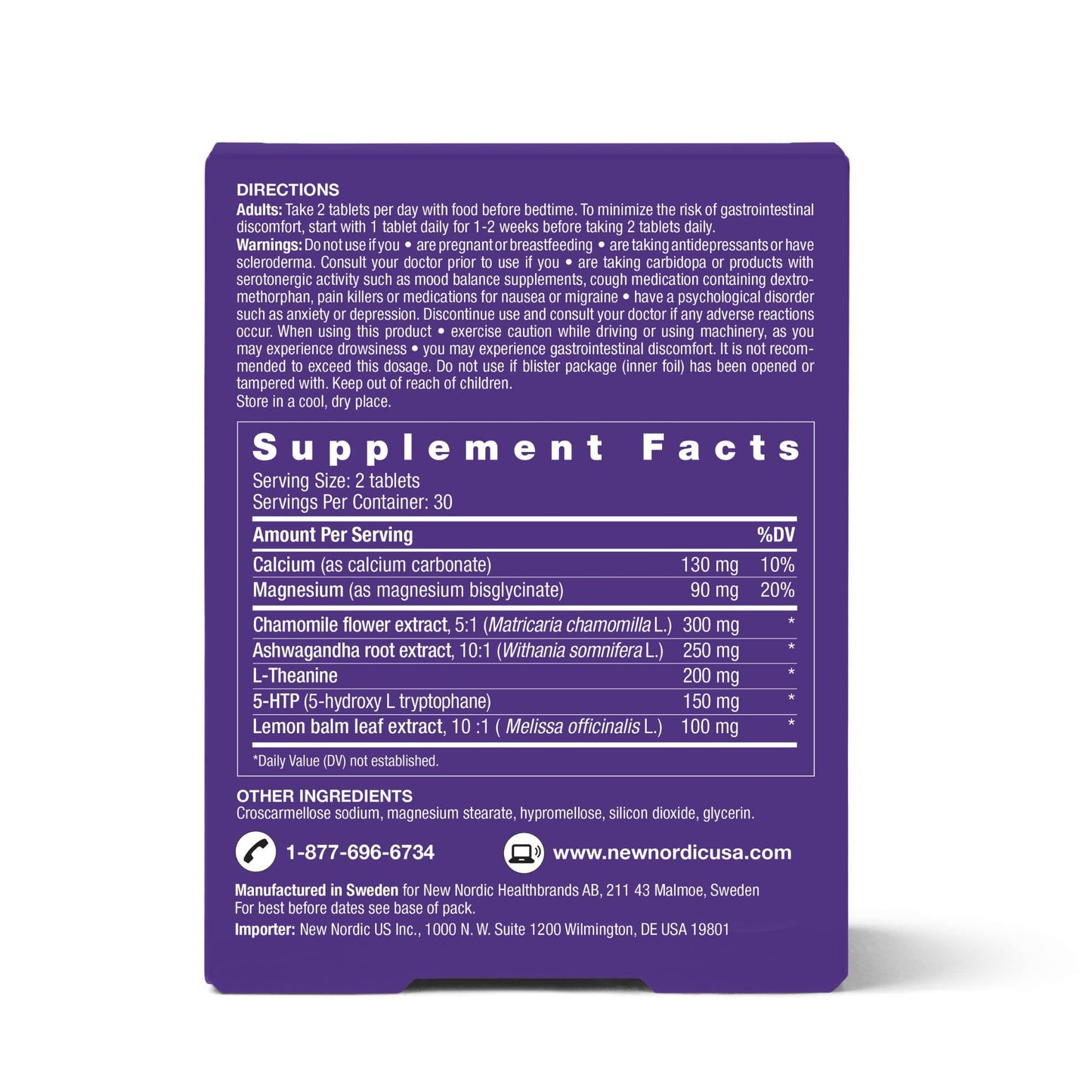 NEW NORDIC Quality Sleep Pure Rest Capsule, 60 Count