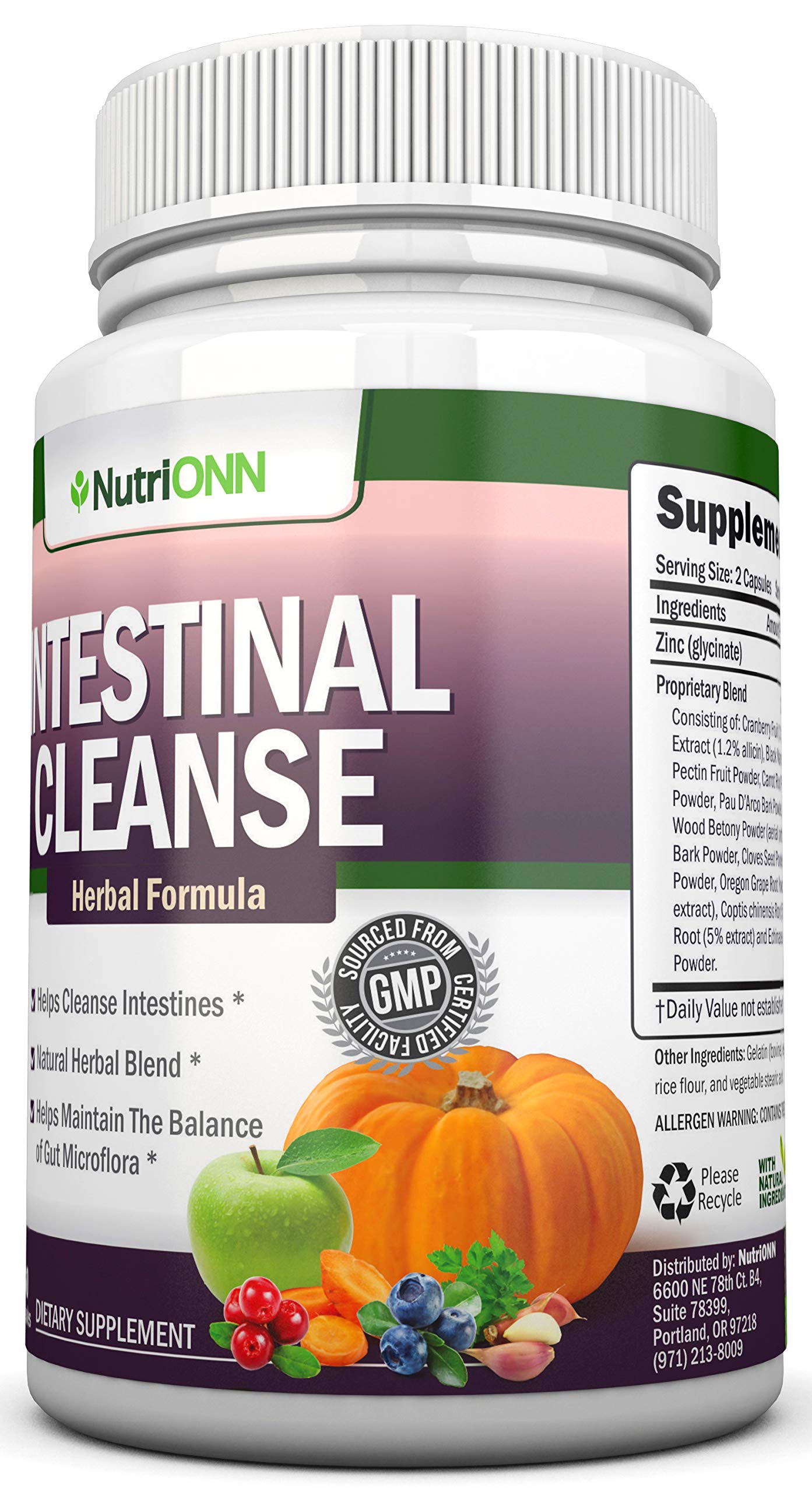 NutriONN Intestinal Cleanse Capsule 60 Count