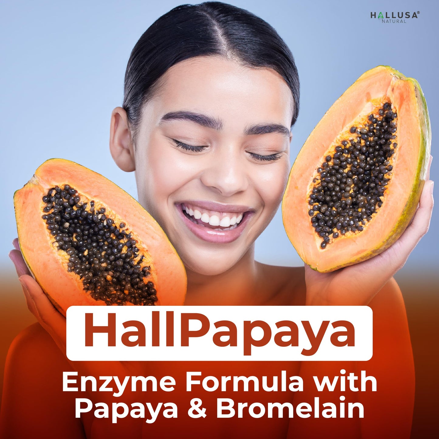 Hallusa Natural Digestive Enzymes 60 Tablets